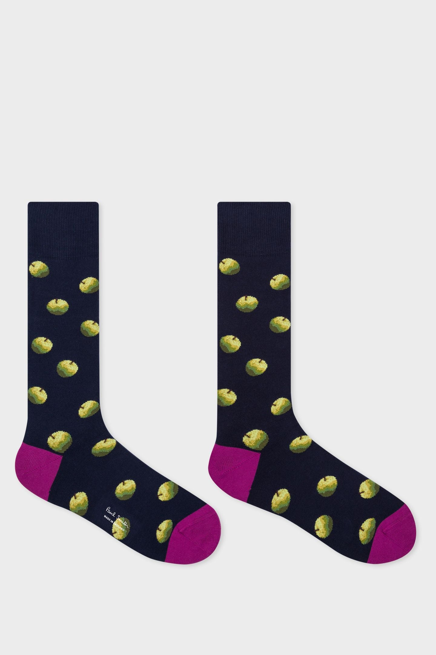MEN SOCK APPLE ARCHIVE NAVY 1