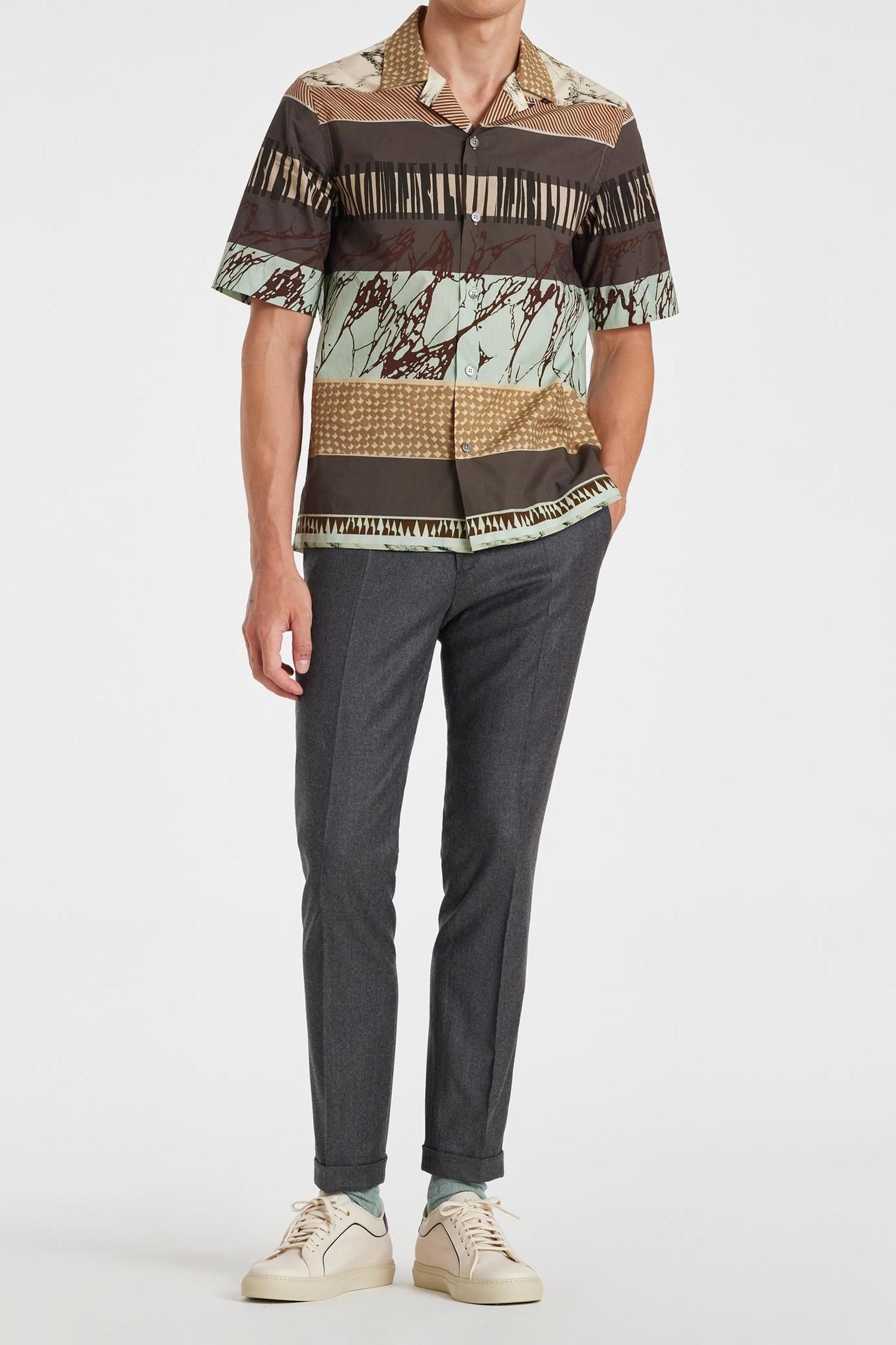 GENTS TROUSER GREY MELANGE 8
