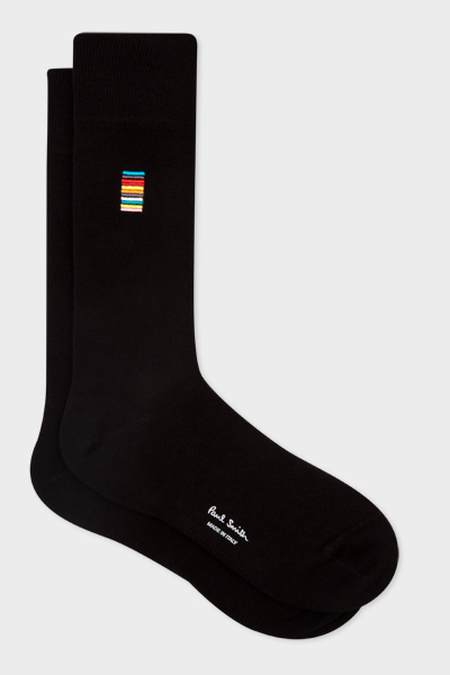 MEN SOCK ALFIE SIGN EMB BLACK 4