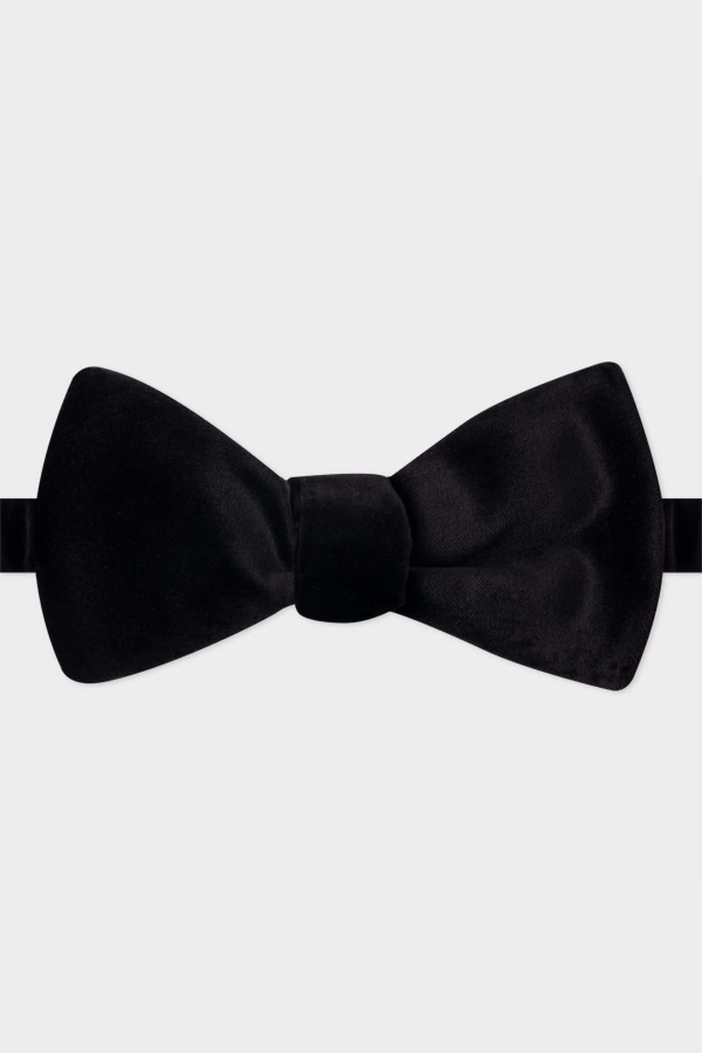 MEN BOWTIE VELVET BLACK 1