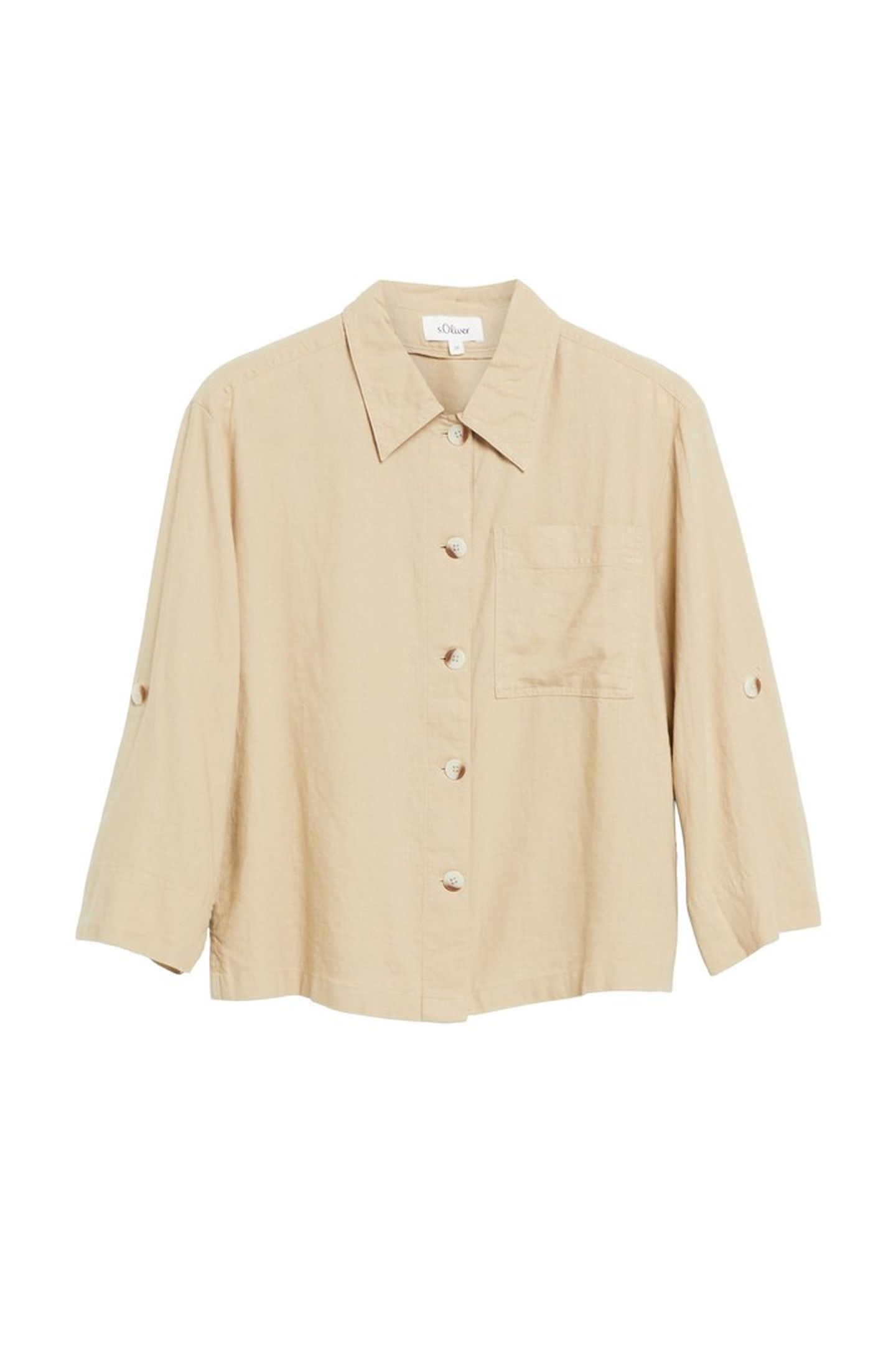 S.OLIVER BLOUSES BEIGE 1