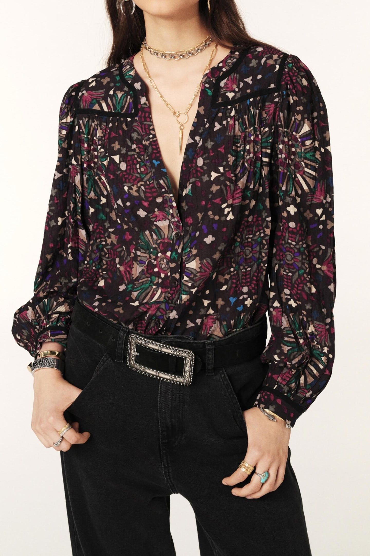 LONG SLEEVES SHIRT ANTHRACITE 1