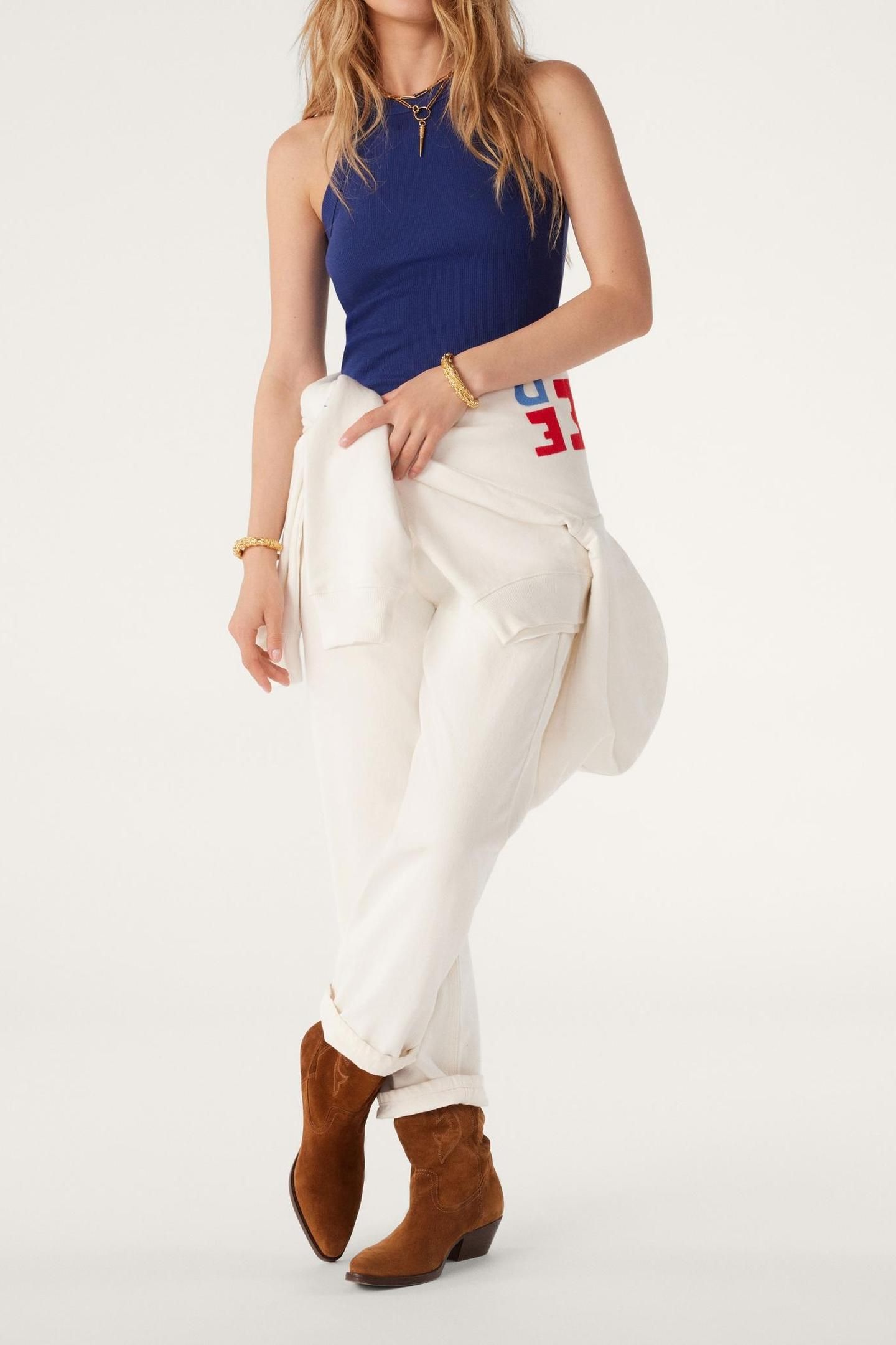 SLEEVELESS TEE BLUE 4