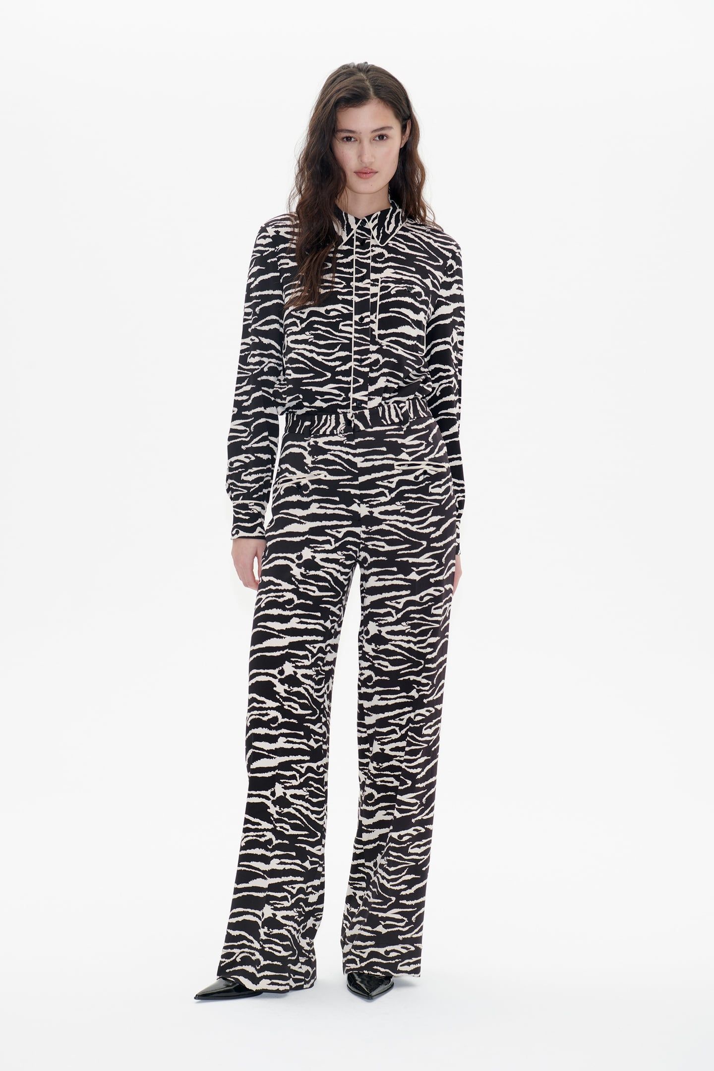 MERCI SHIRT BLACK WHISPER ZEBRA 1