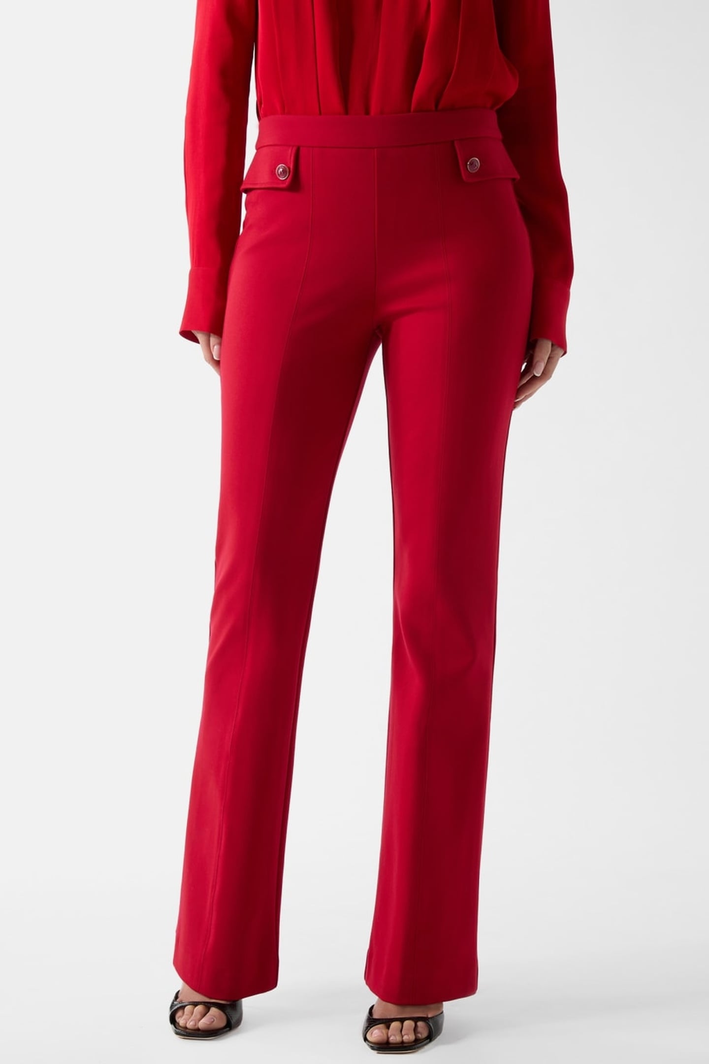 GWEN CIGARETTE PANTS SAMBA RED VIBES 1