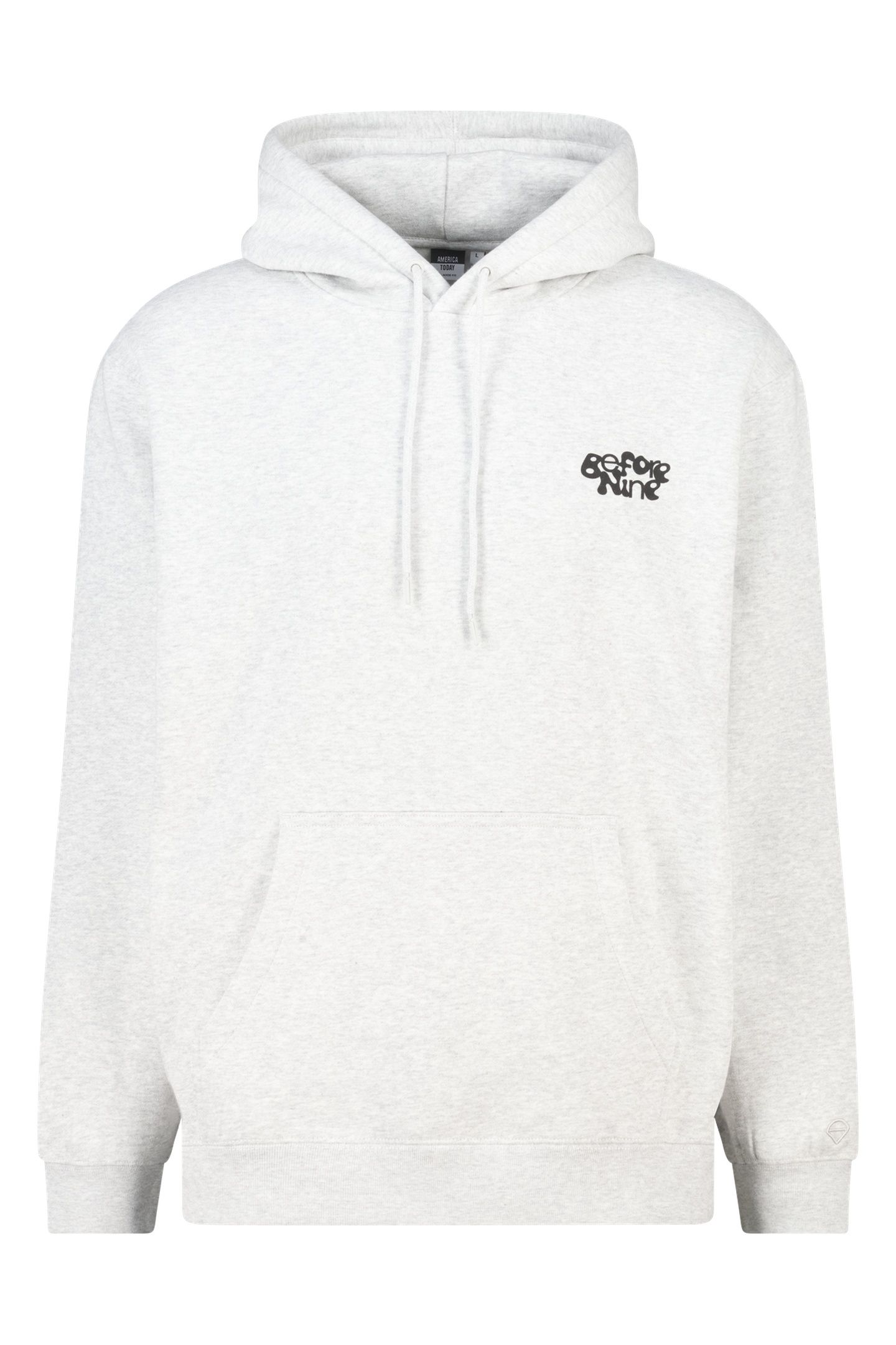 SPENCER HOOD LIGHT GREY MELANGE 3