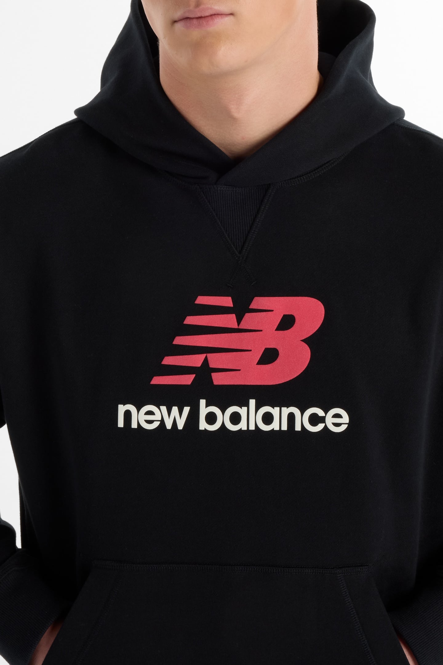 ATHLETICS FRENCH TERRY LOGO HOODIE BLACK 6