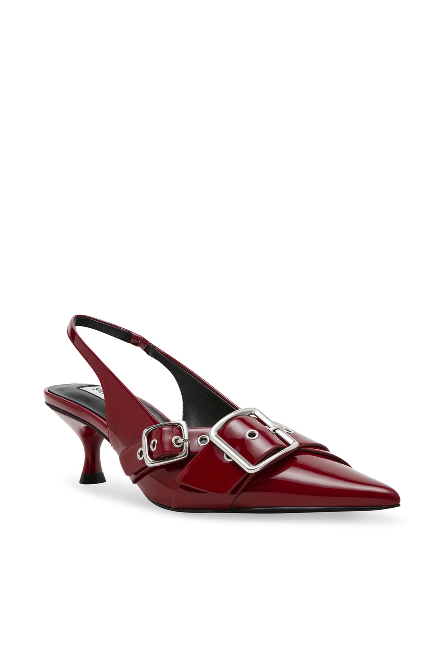 LEZLEY PUMPS RED PATENT 3