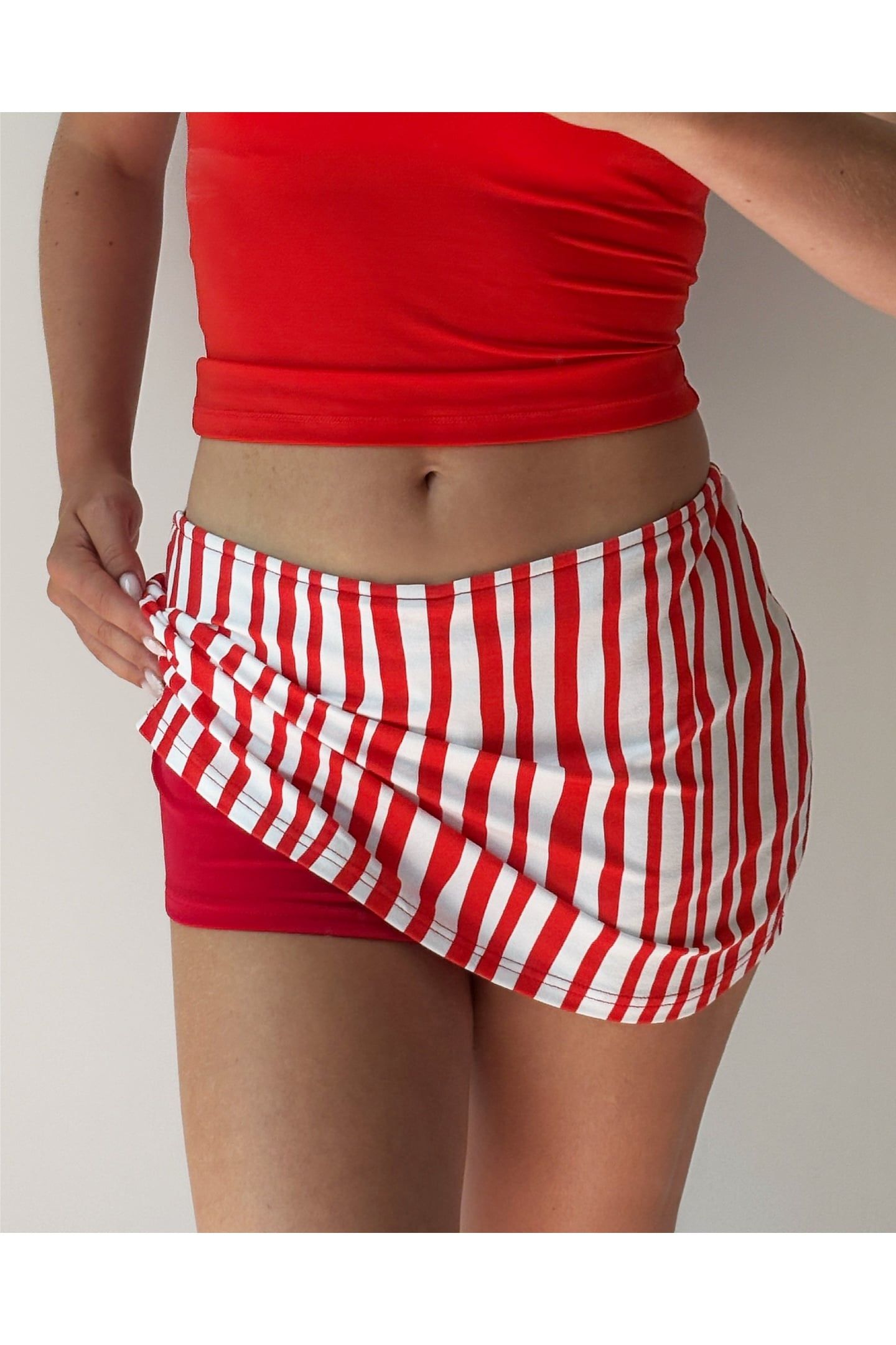 MANSOURIEUH SKORT RED 3
