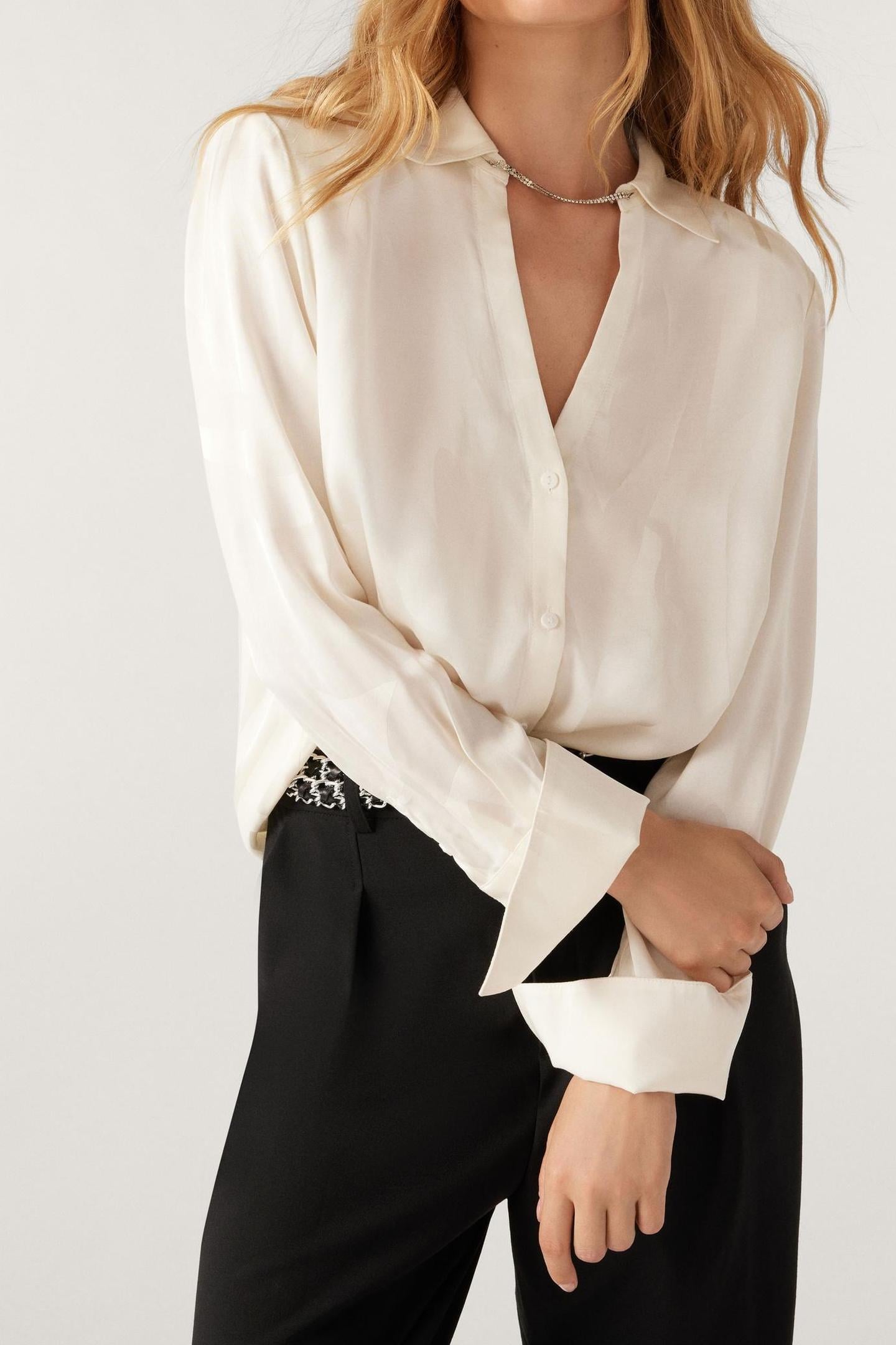 LONG SLEEVES SHIRT ECRU 1