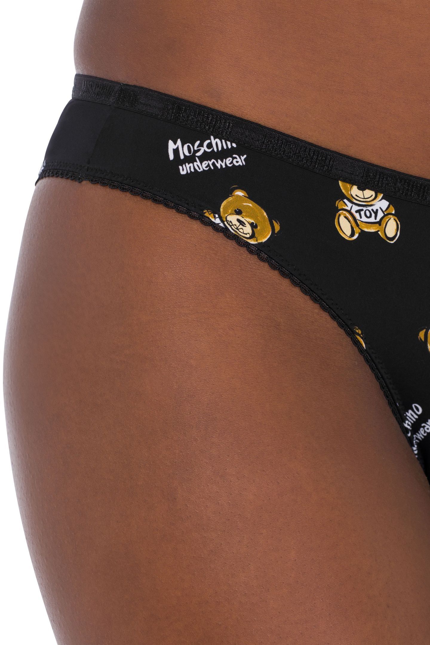 SET OF 3 PATTERNED BRIEFS BLACK 9