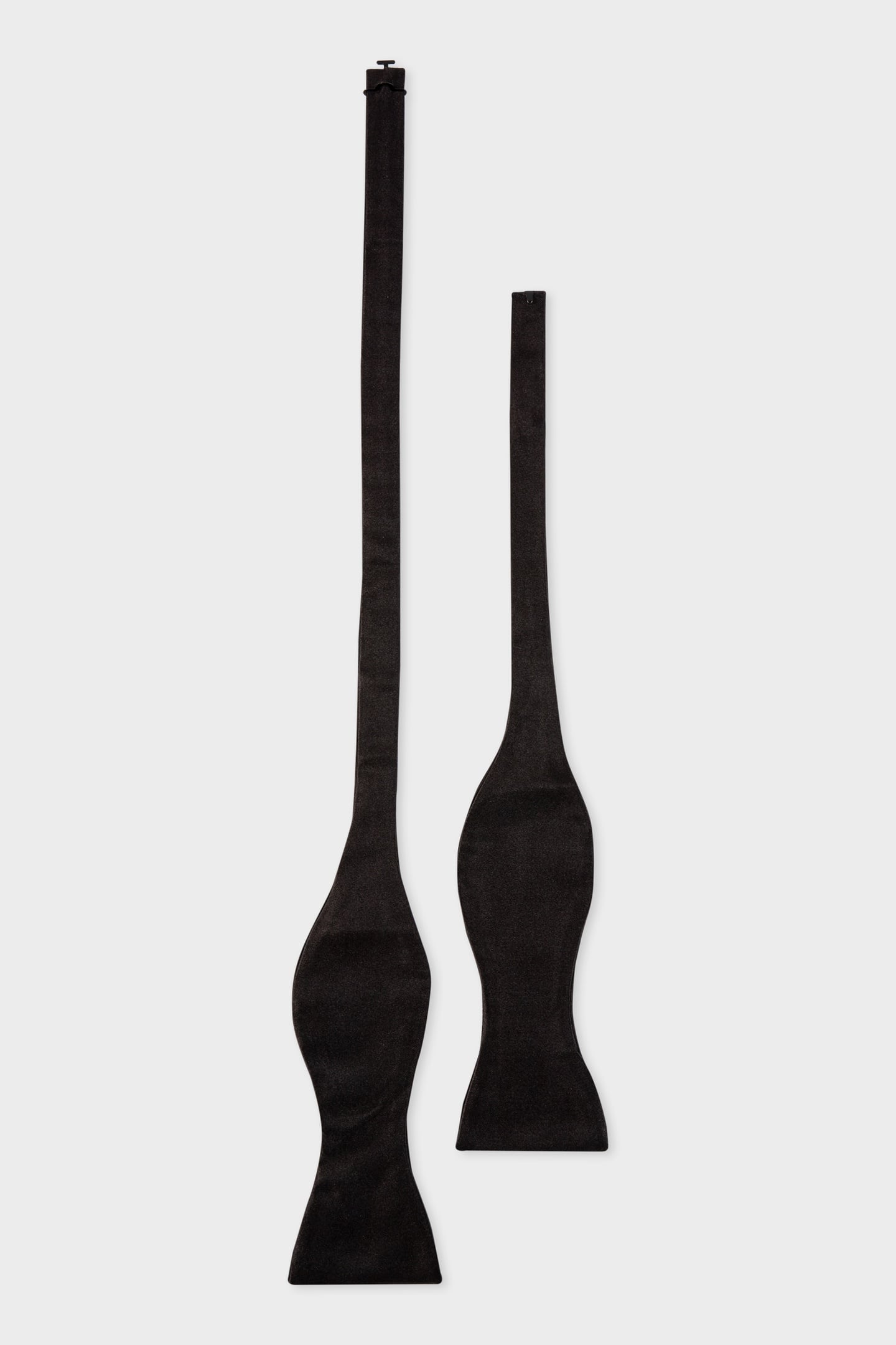 MEN BOWTIE PLAIN SILK BLACK 3