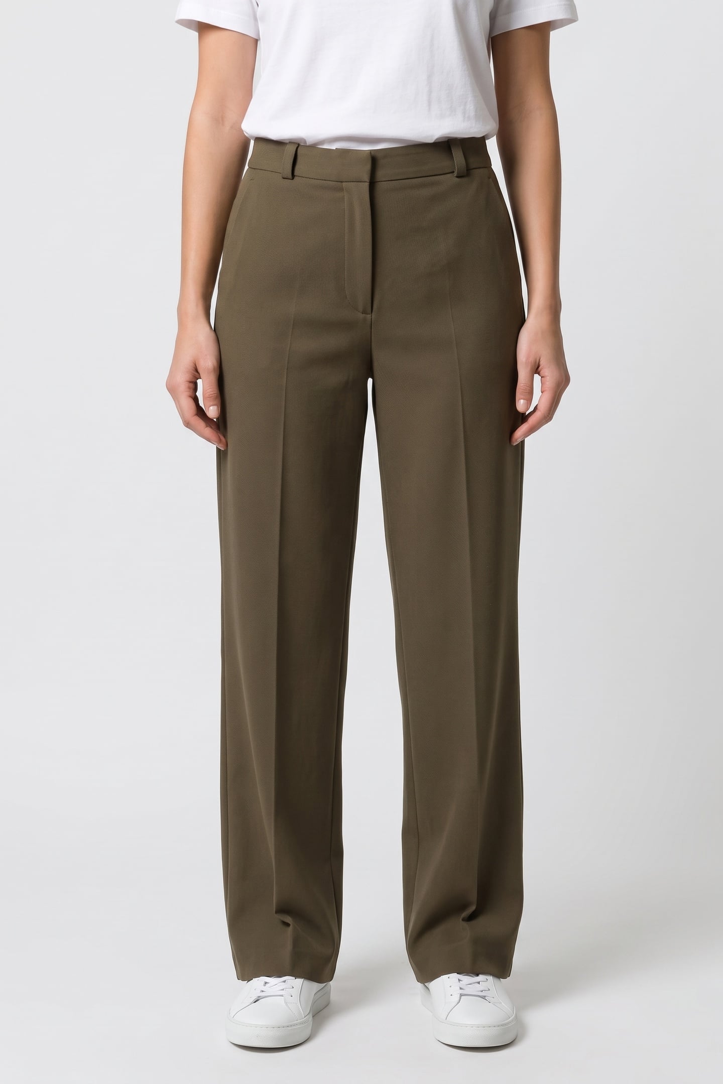 ES AUGUSTA TROUSERS KHAKI 1