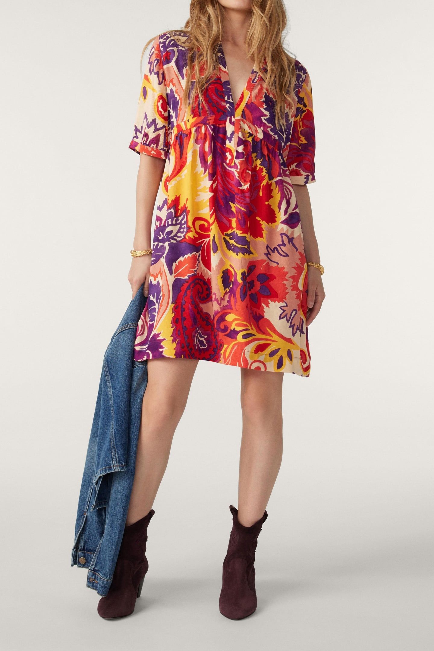 MINI DRESS OCRE 4