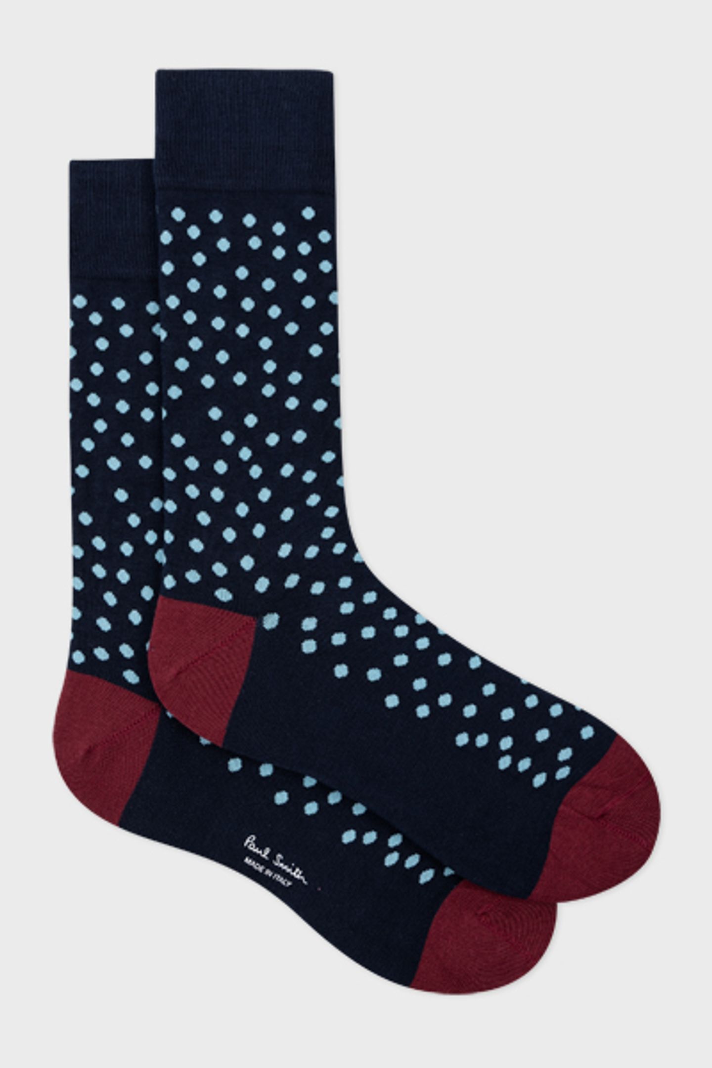 MEN SOCK HUMBERTO DOT NAVY 3
