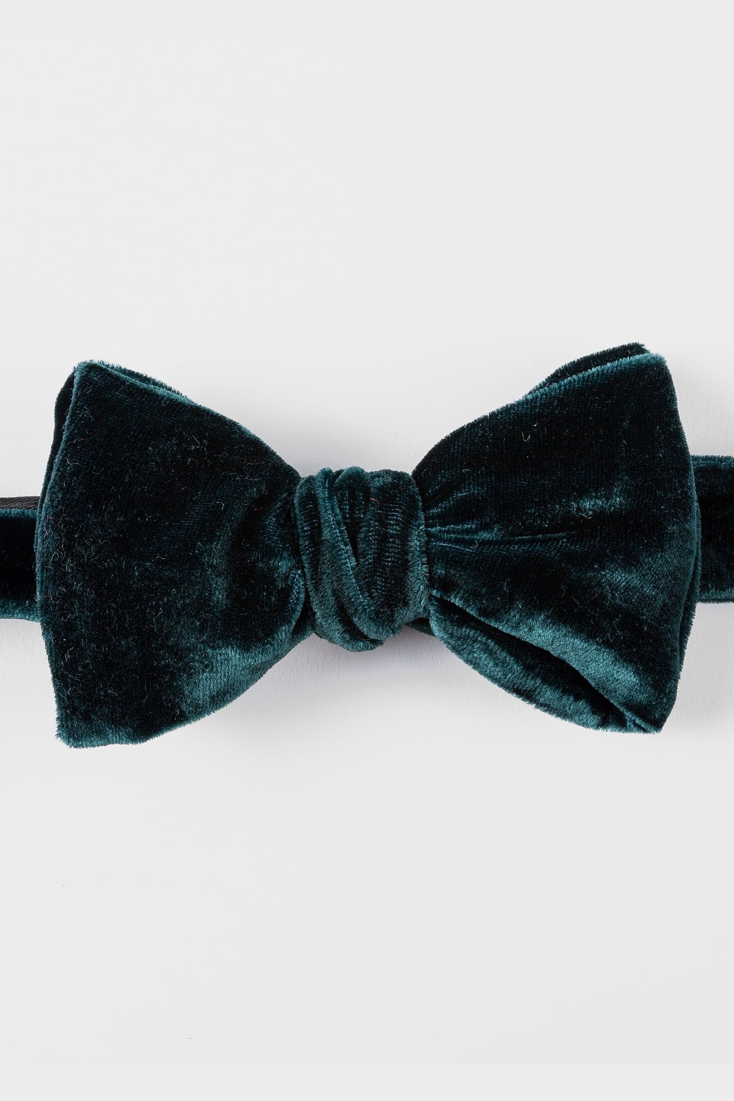 MEN BOWTIE VELVET PETROL GREEN 1