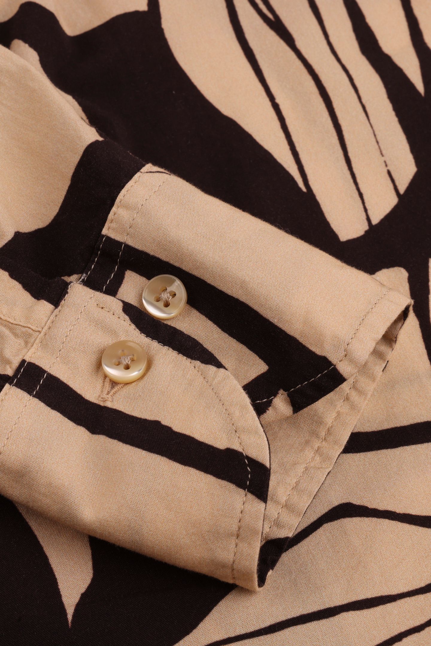 SAMMI SHIRT DARK BROWN PATTERN 2
