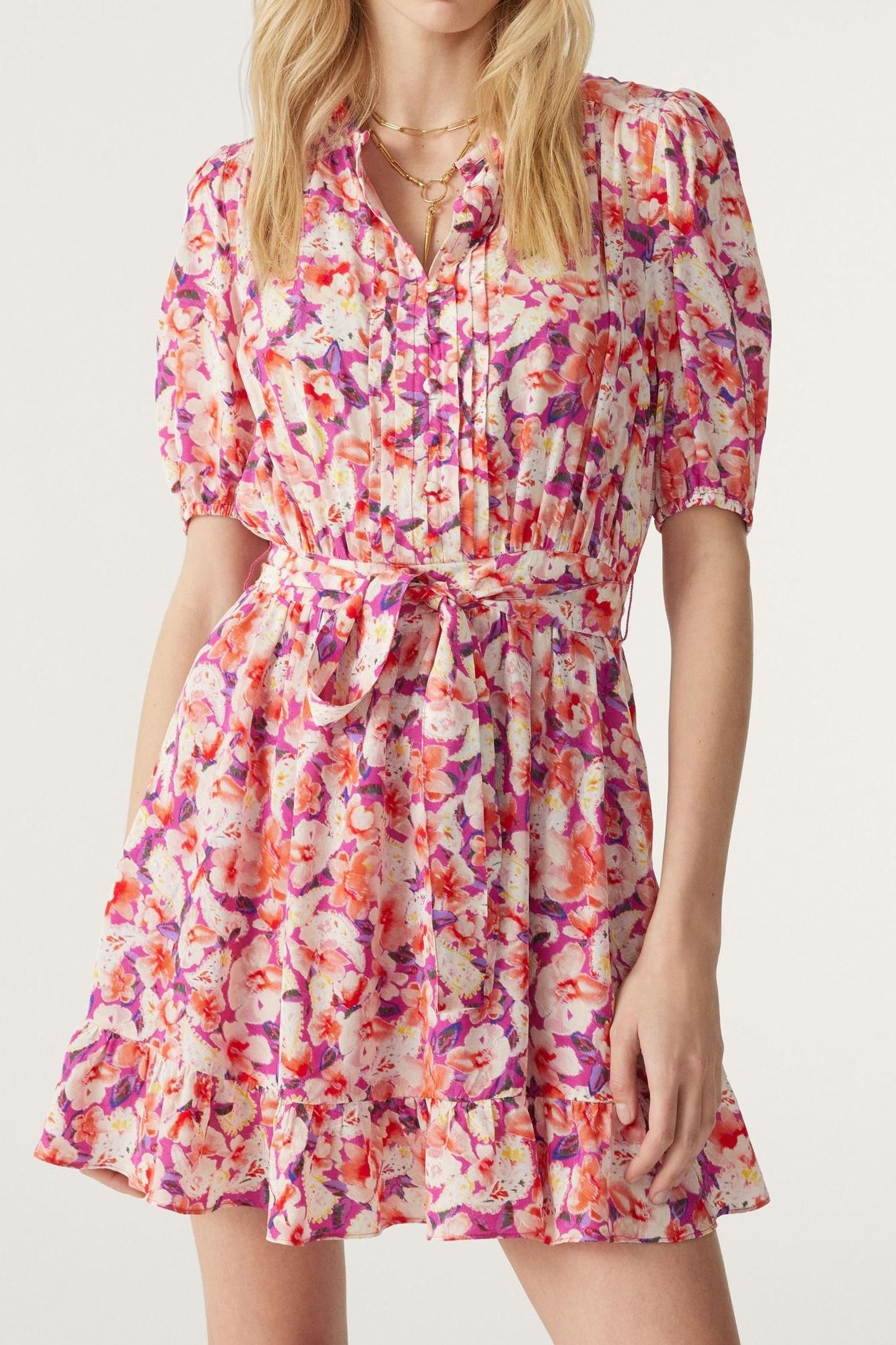 MINI DRESS FUSHIA 1