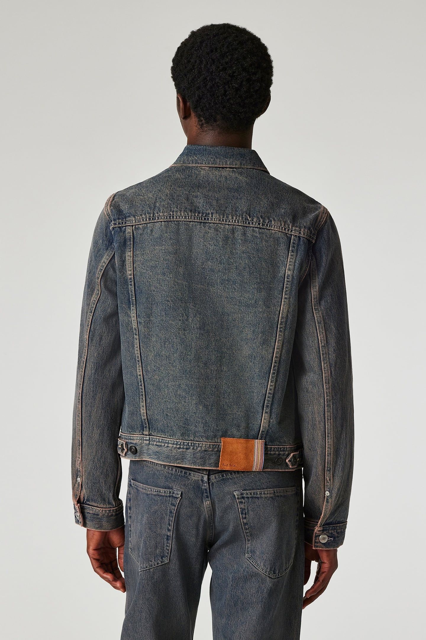 MENS JEAN JACKET MAUVE 2