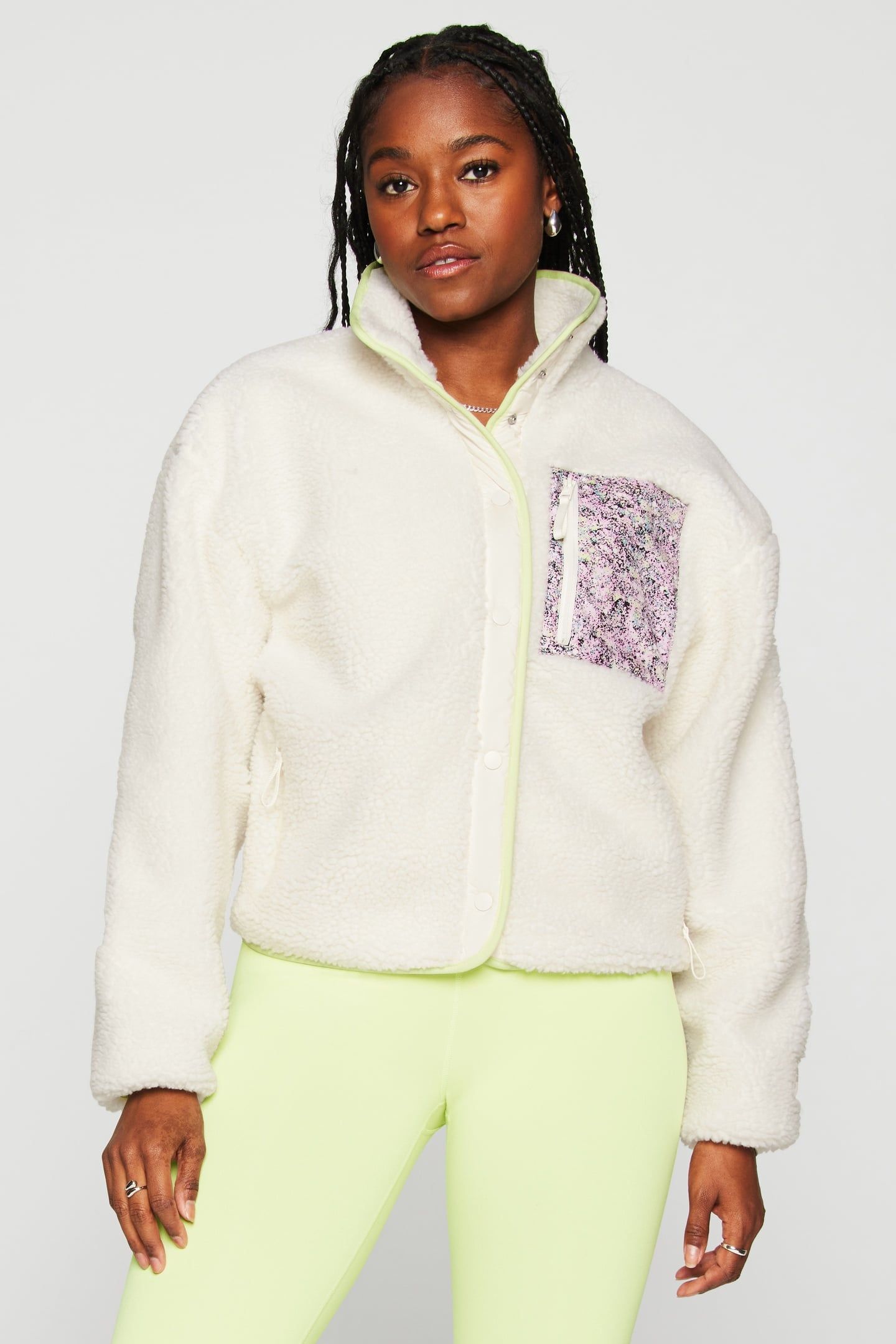 TAHOE TEDDY JACKET BONE/COSMIC SPLATTER/MORNING DEW 1