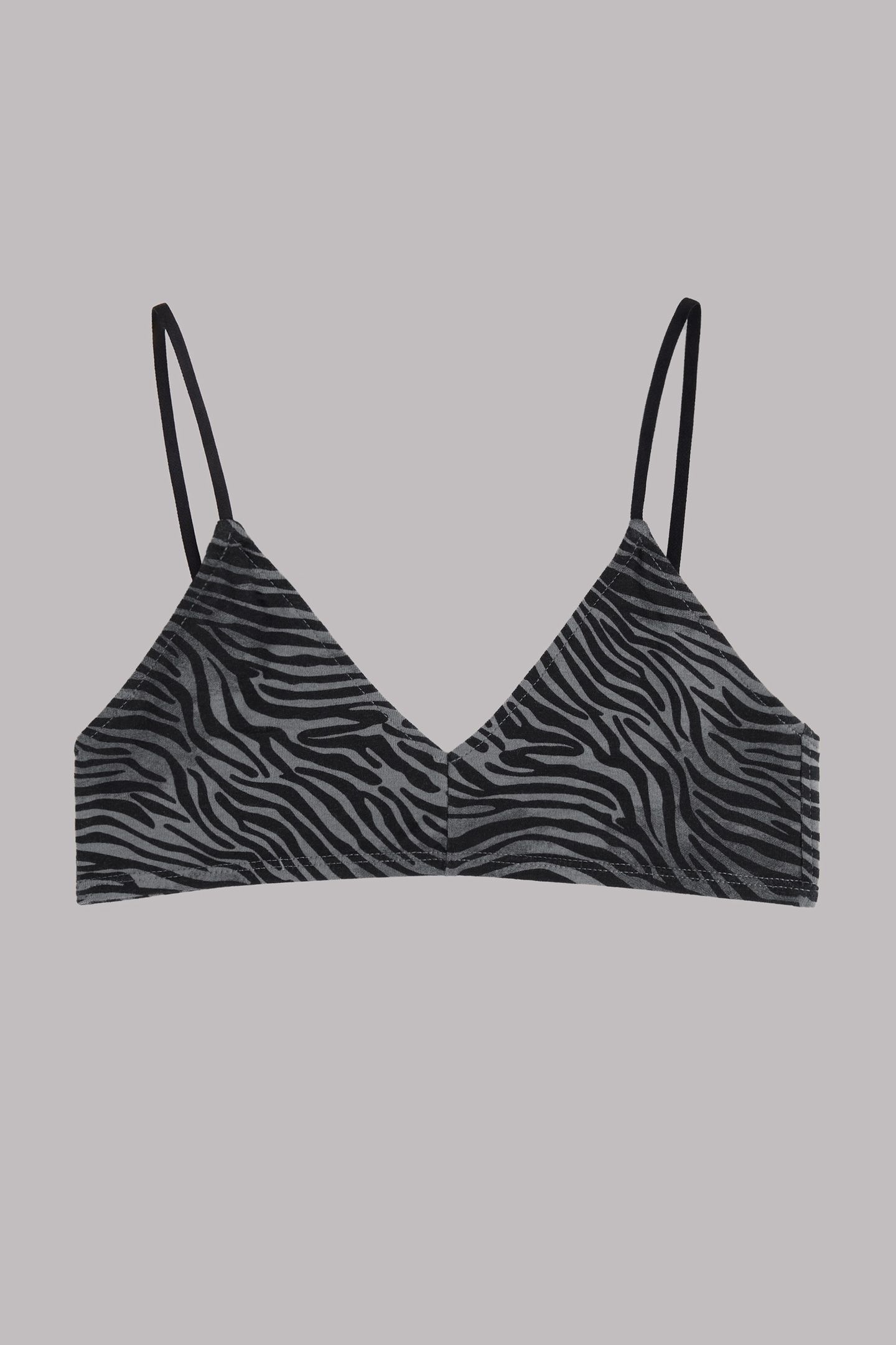 THE DARK ZEBRA SOFT BRALETTE BLACK 2