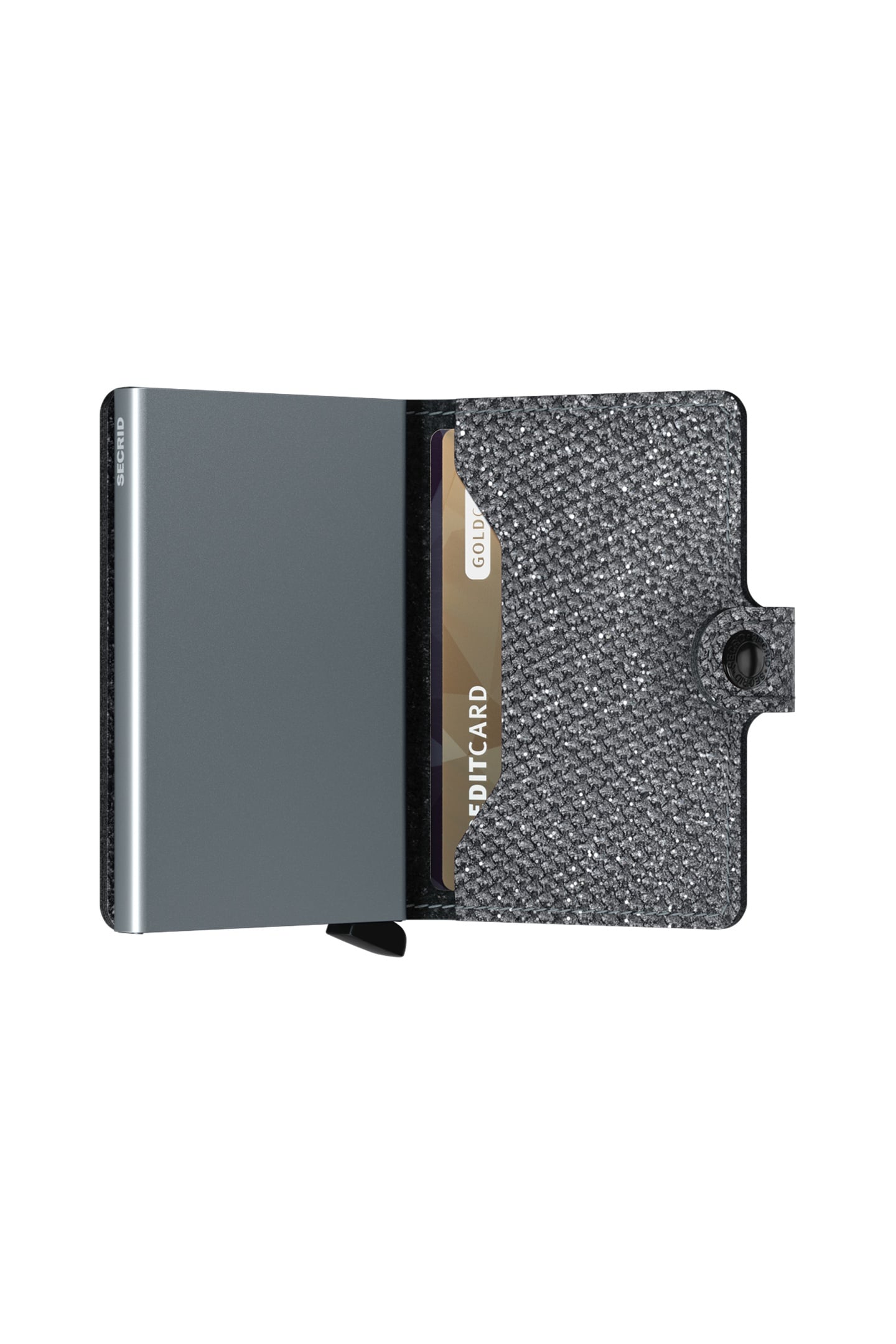 UNISEX MINIWALLET SPARKLE SILVER 3