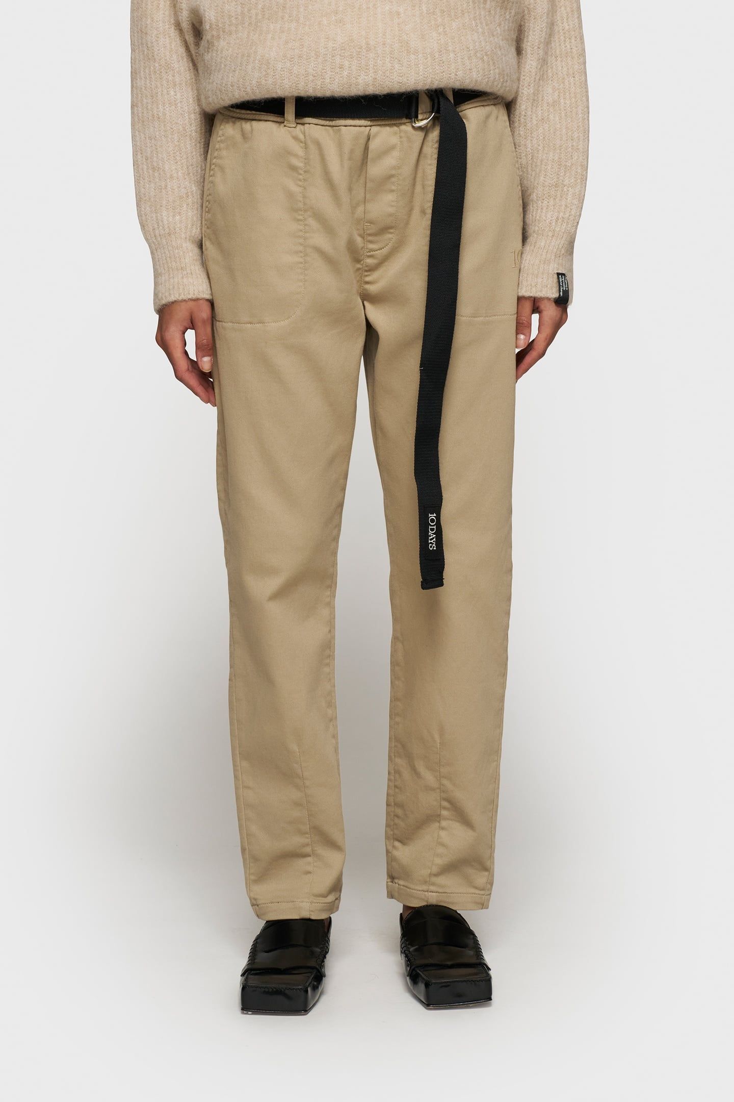 BELTED PANTS EARTH 3