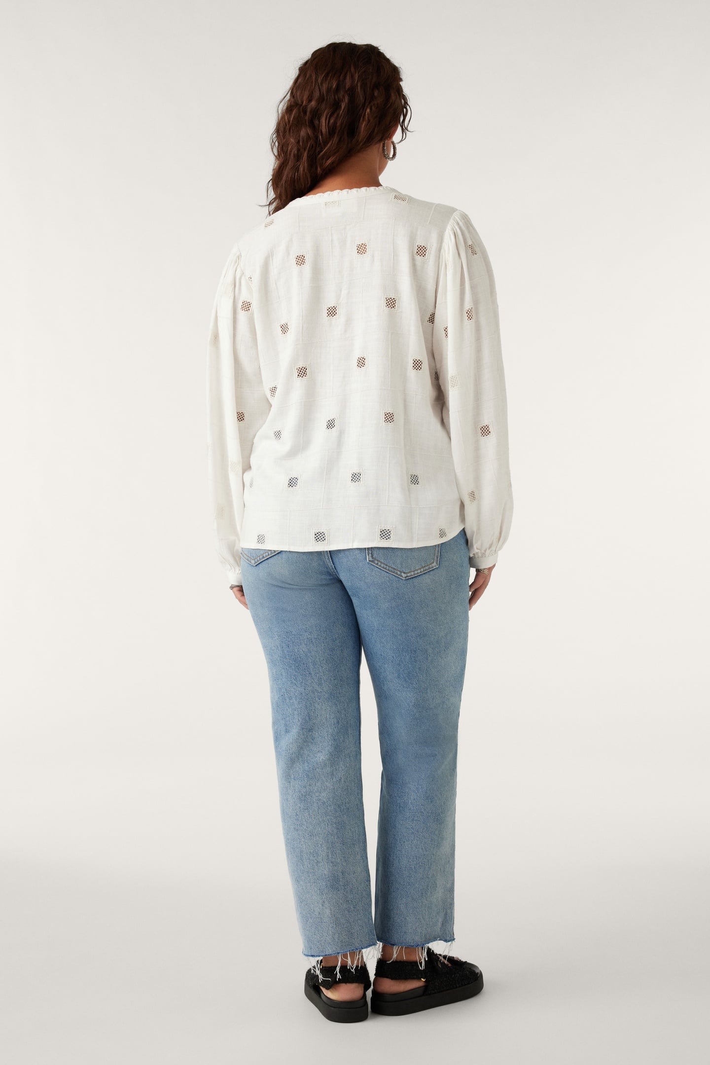 LONG SLEEVES BLOUSE ECRU 2