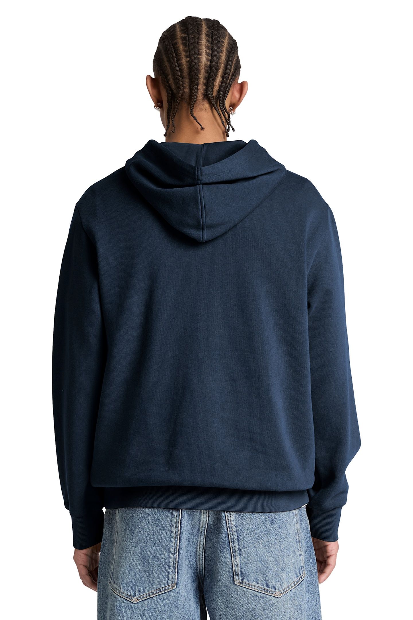 WAREHAM TREE LOGO PATCH BB HOODIE DARK SAPPHIRE 2