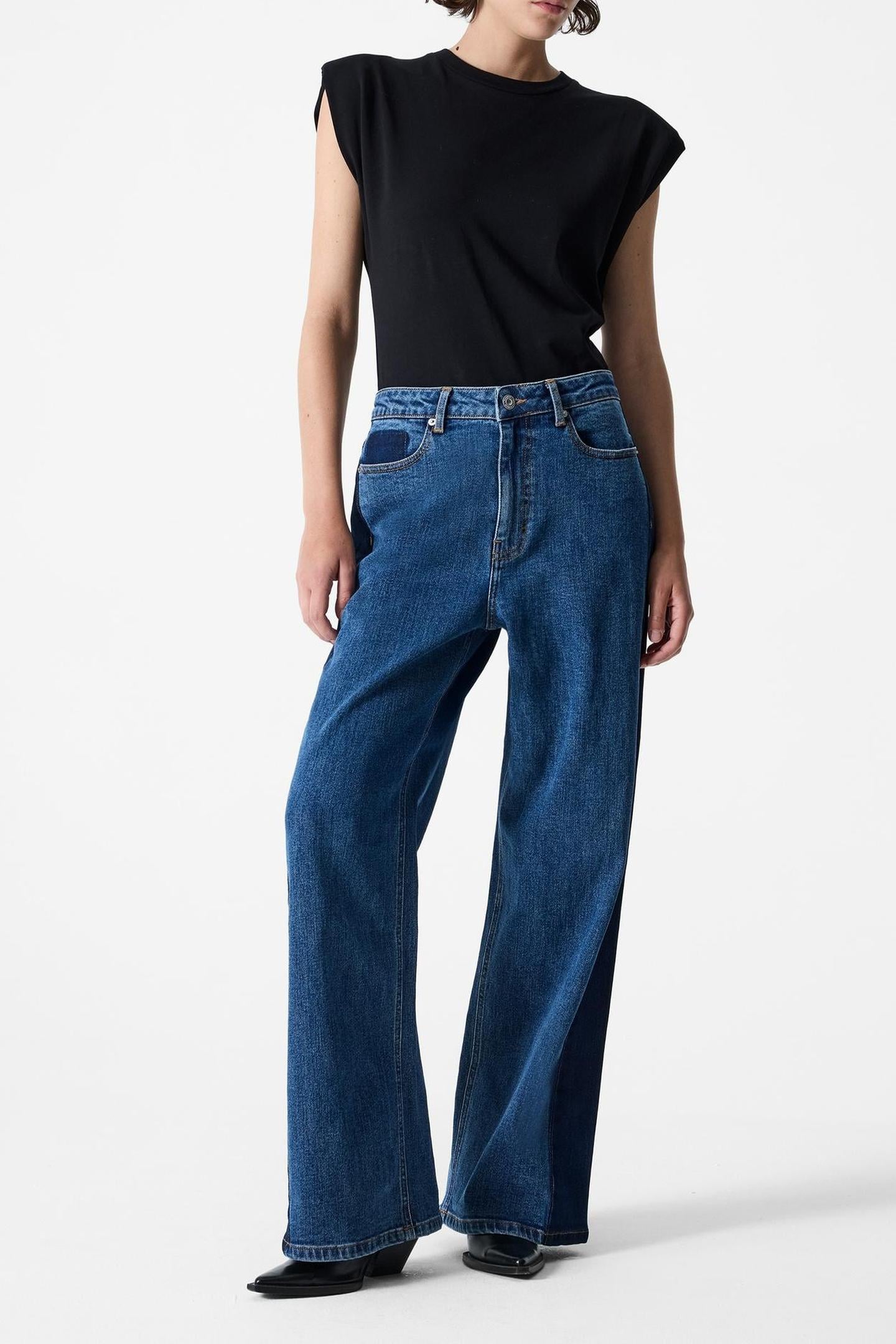 ELLIOT DENIM SIDE PANEL JEAN VINTAGE/CLEAN INDIGO VINTAGE/CL 1