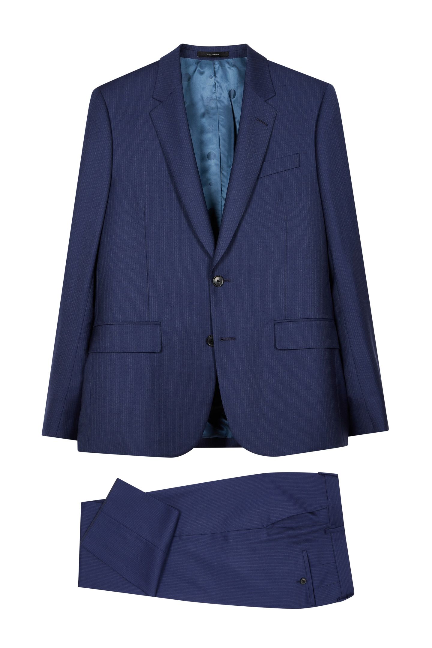 MENS TAILORED FIT 2 BUTTON SUIT NAVY 1