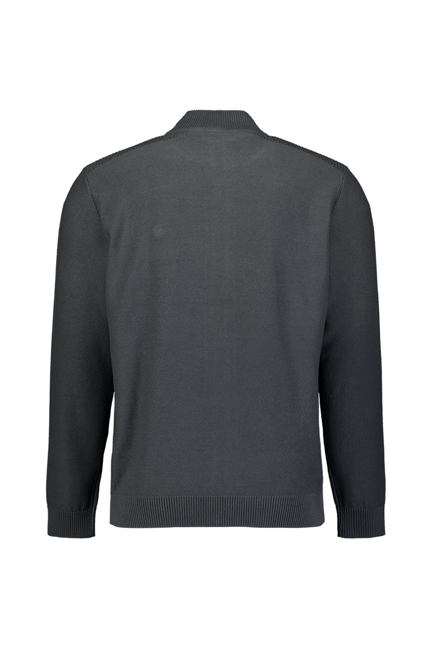 PULLOVER FULL ZIP SHOULDER DETAIL DARK STEEL 6
