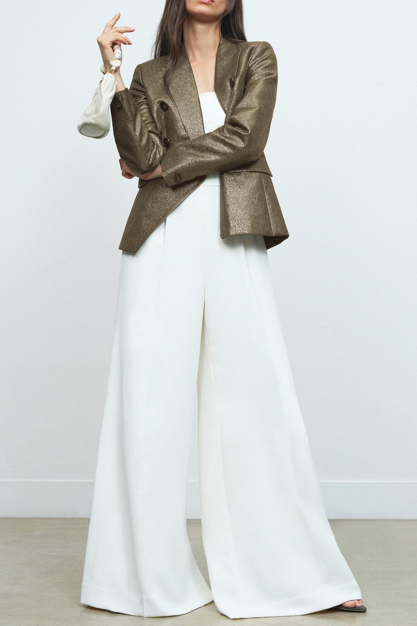 WIDE LEG OCCASION JUMPSUIT IVORY 5