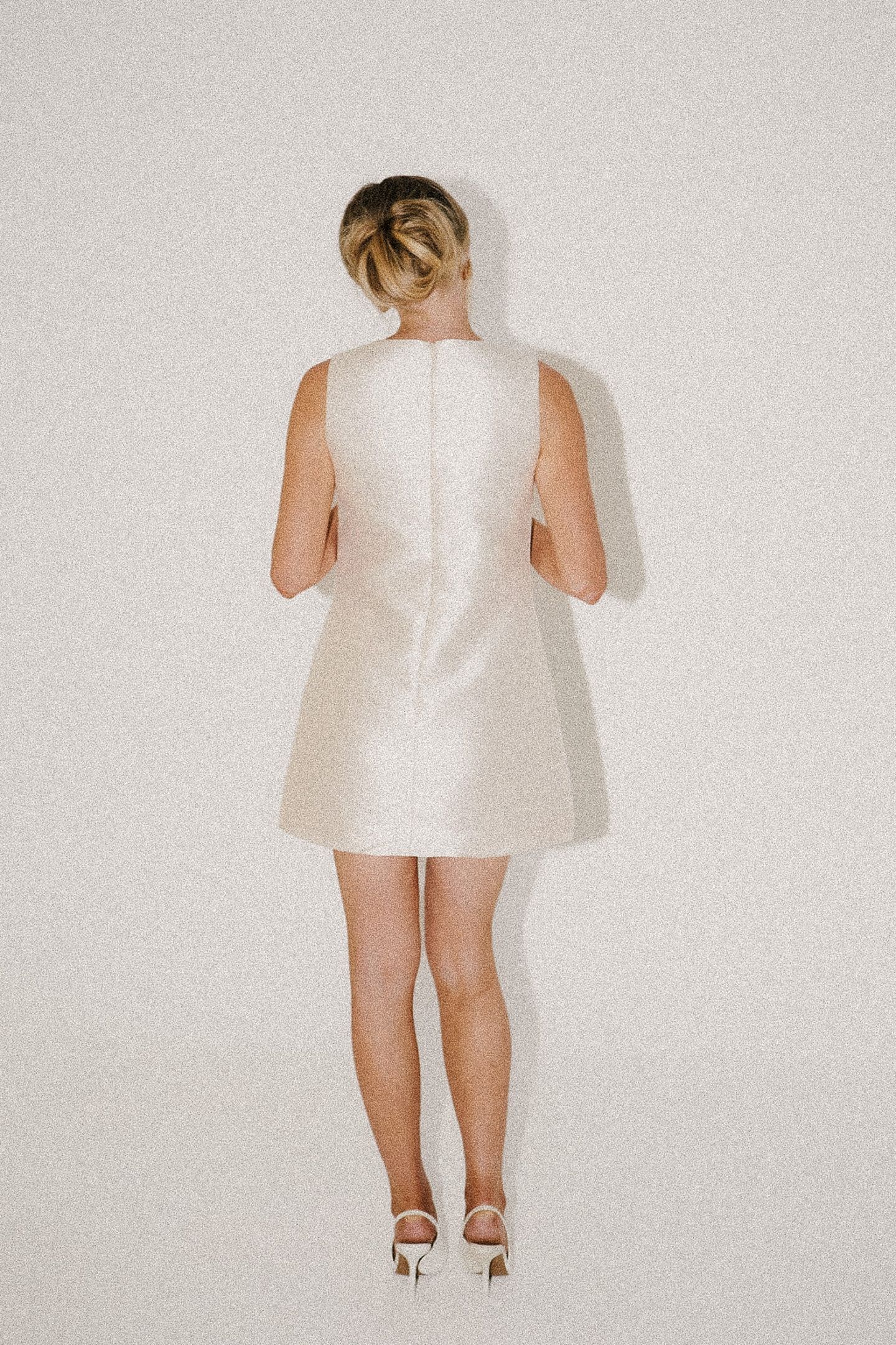 SATIN DRESS IVORY 2