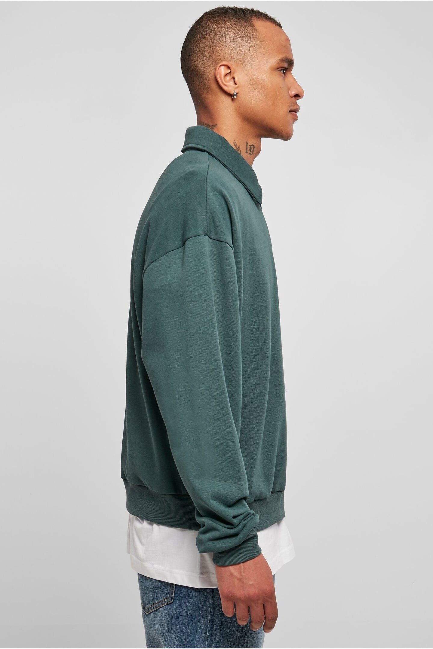 SHIRT COLLAR CREW BOTTLEGREEN 4