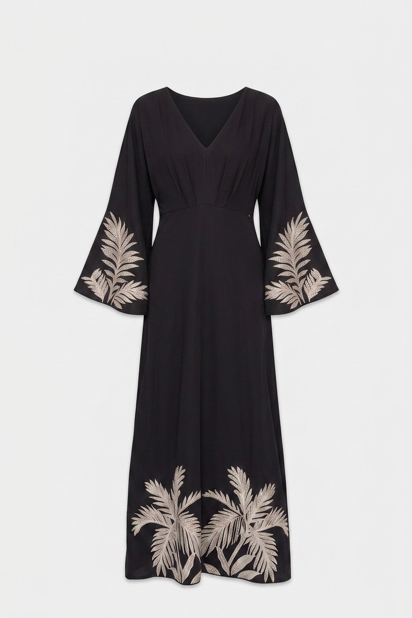 LS ANGELE LONG DRESS JET BLACK A996 3