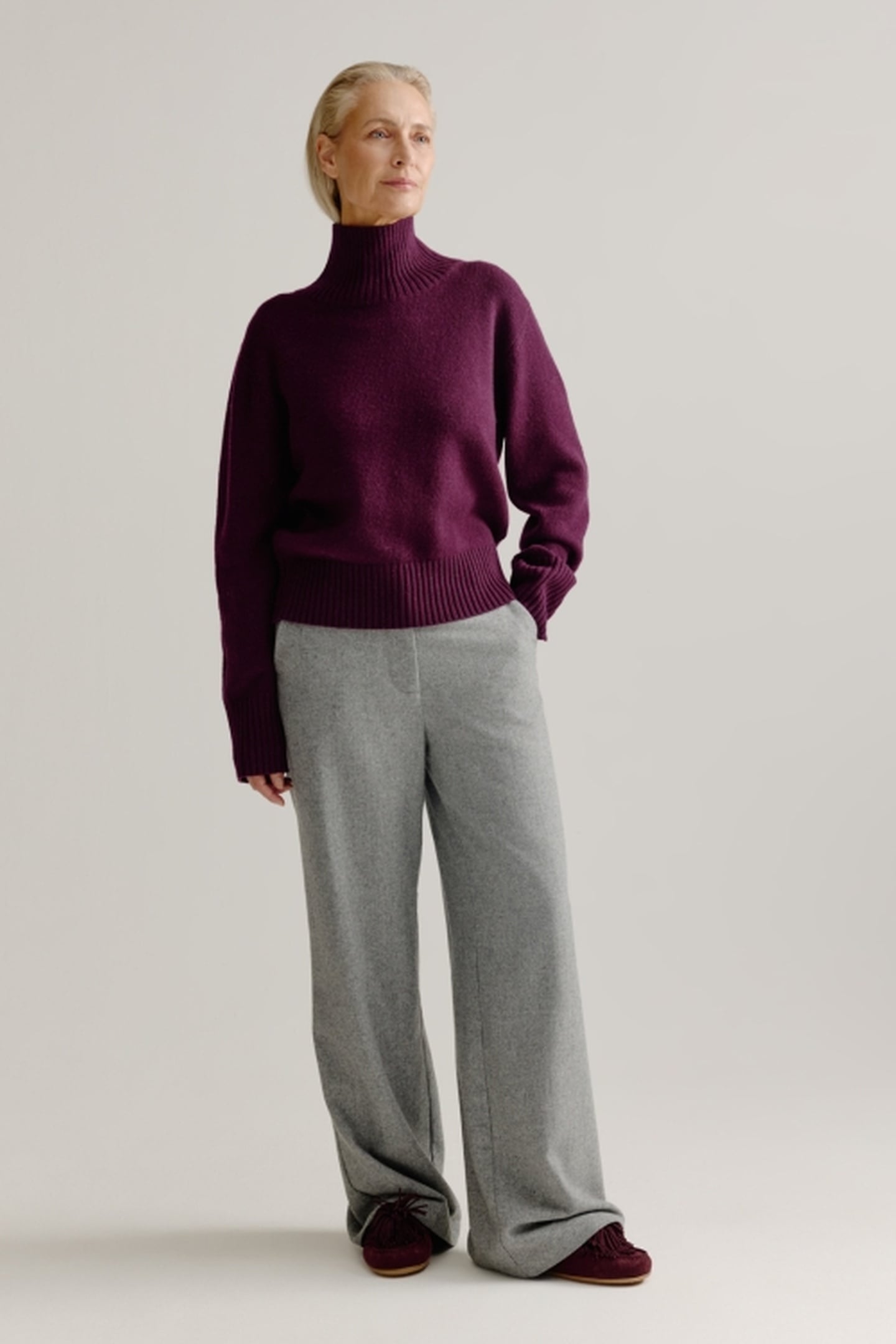 LENA SWEATER BORDEAUX 1