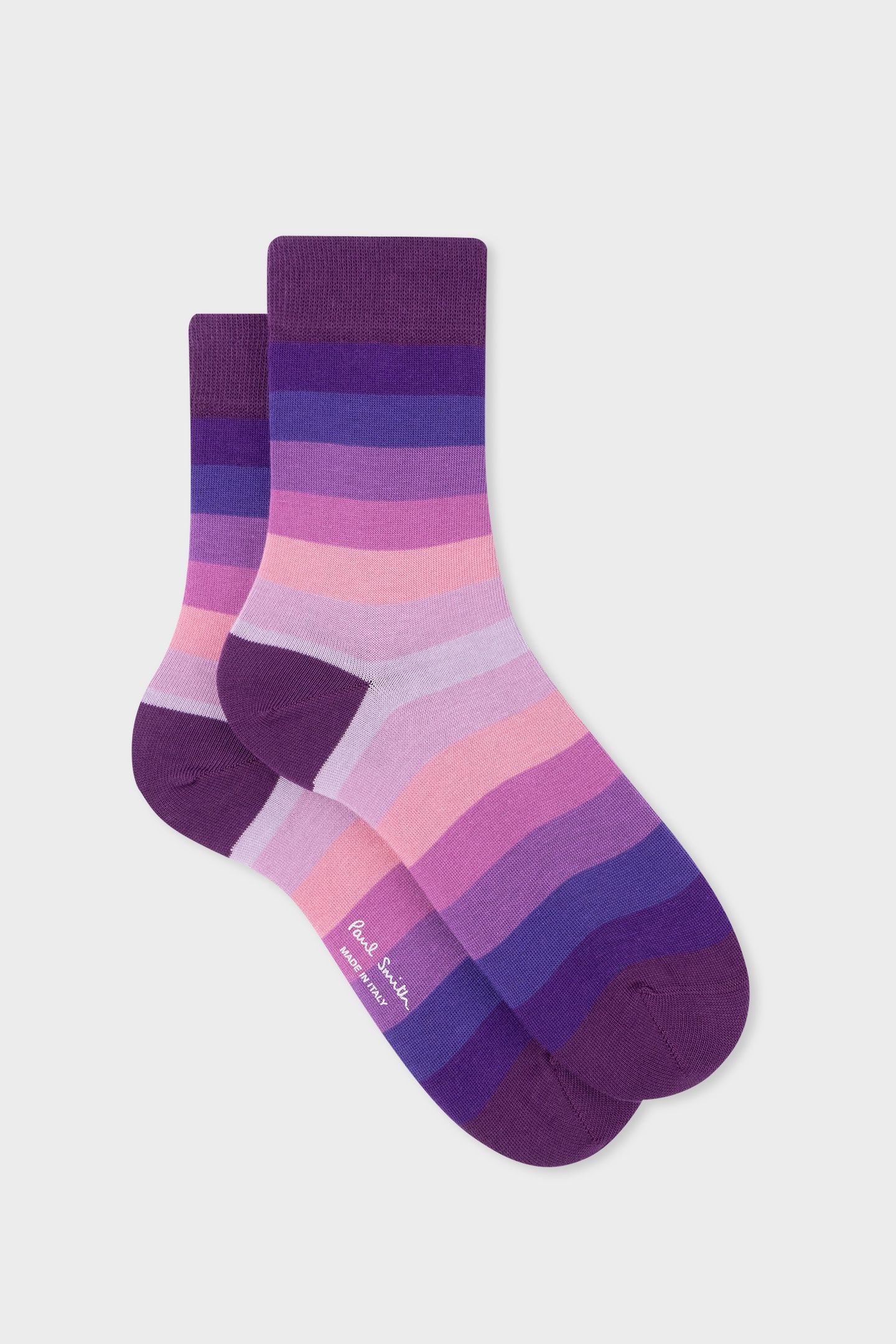 WOMEN SOCK ERIN STRIPE DARK VIOLET 4