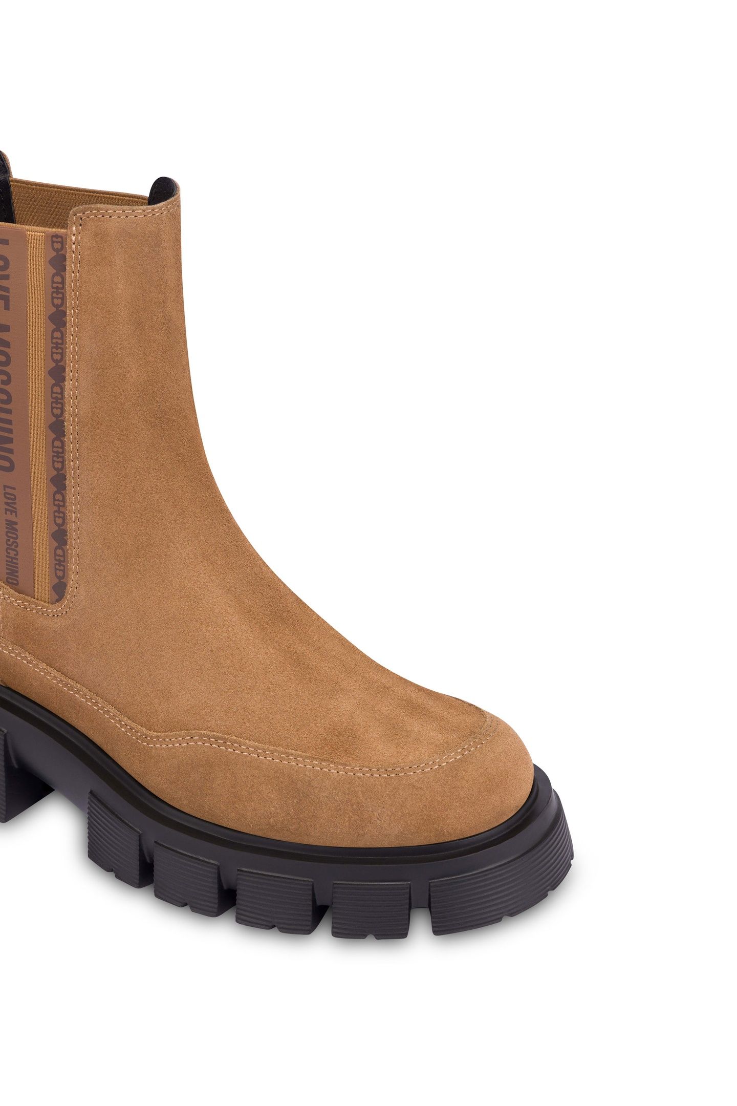 SUEDE ANKLE BOOTS BEIGE 3