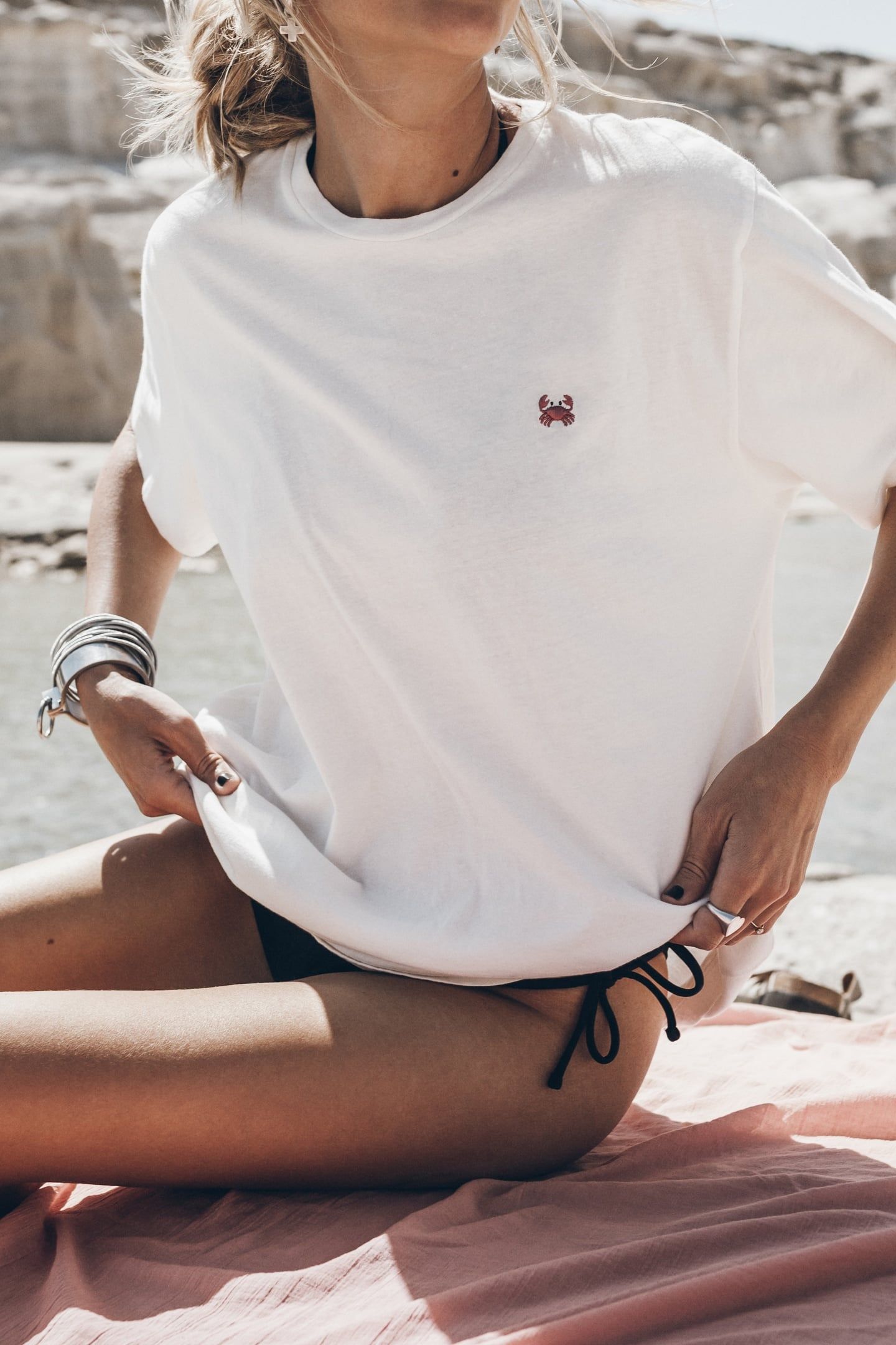 THE WHITE CRAB RELAXED T-SHIRT MIKUTA WHITE 1