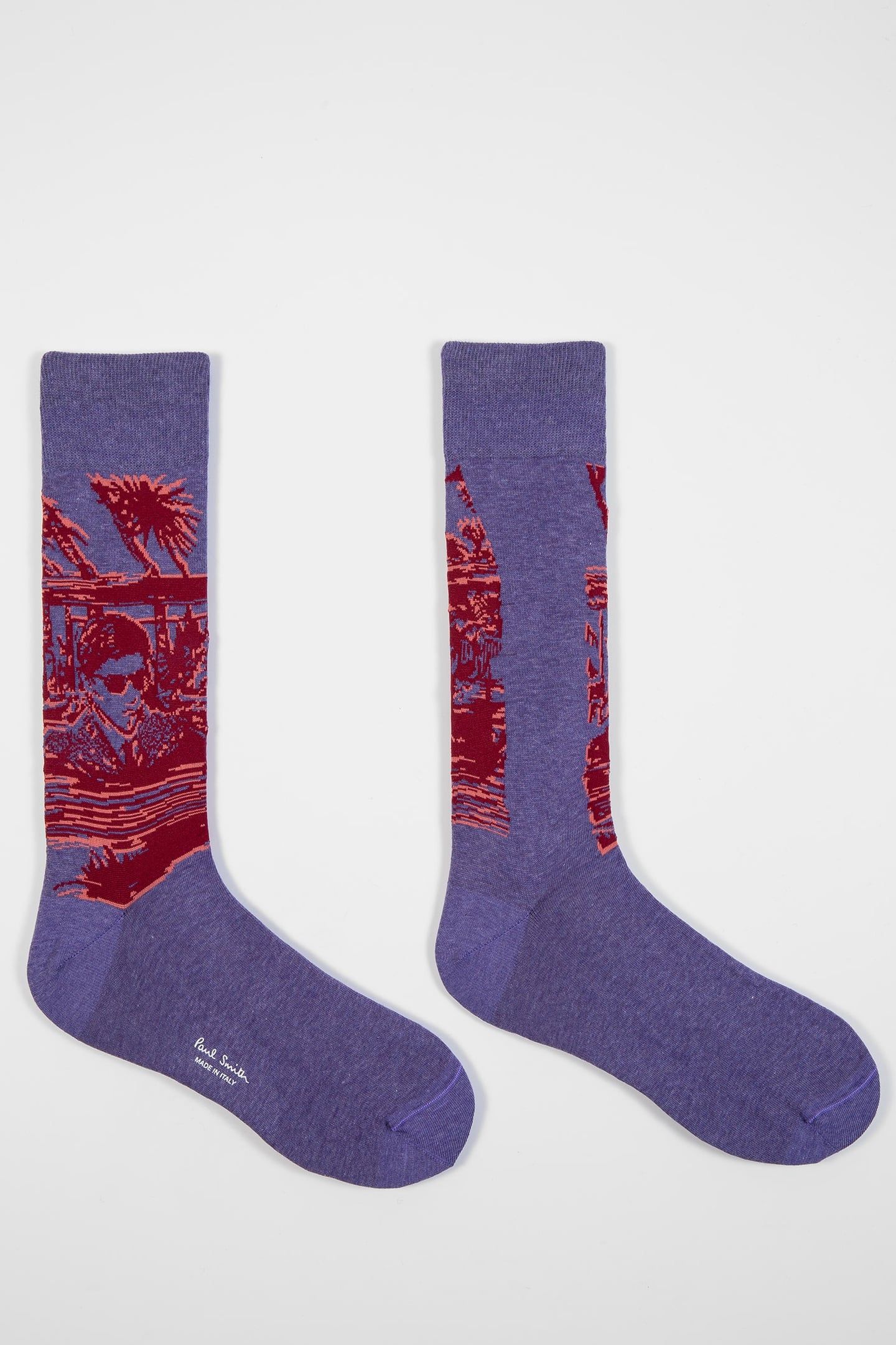 MEN SOCK GETAWAY MAUVE 2