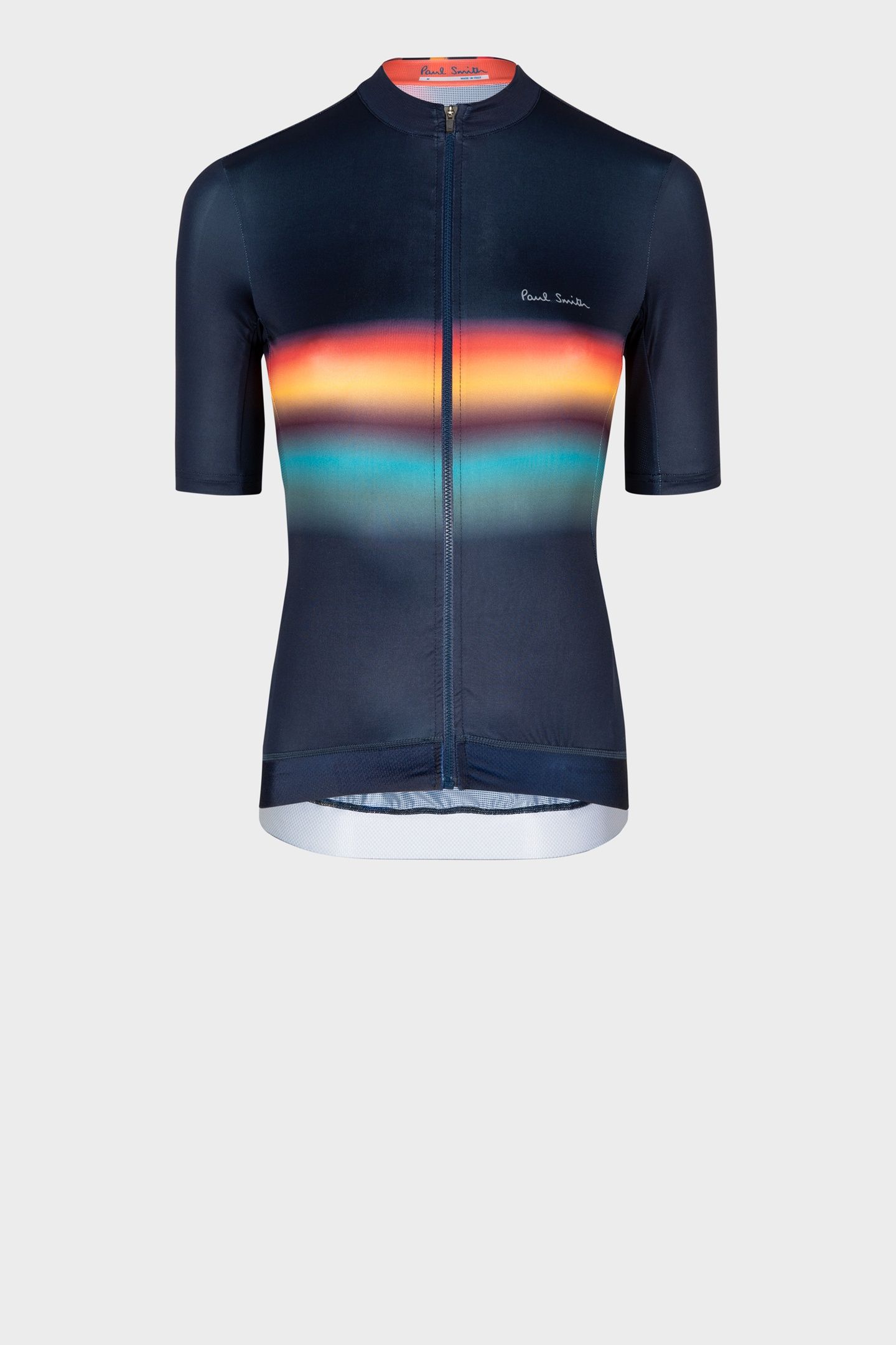 WOMENS CYCLE JERSEY S/S GRADIENT STRIPE VERY DARK NAVY 2
