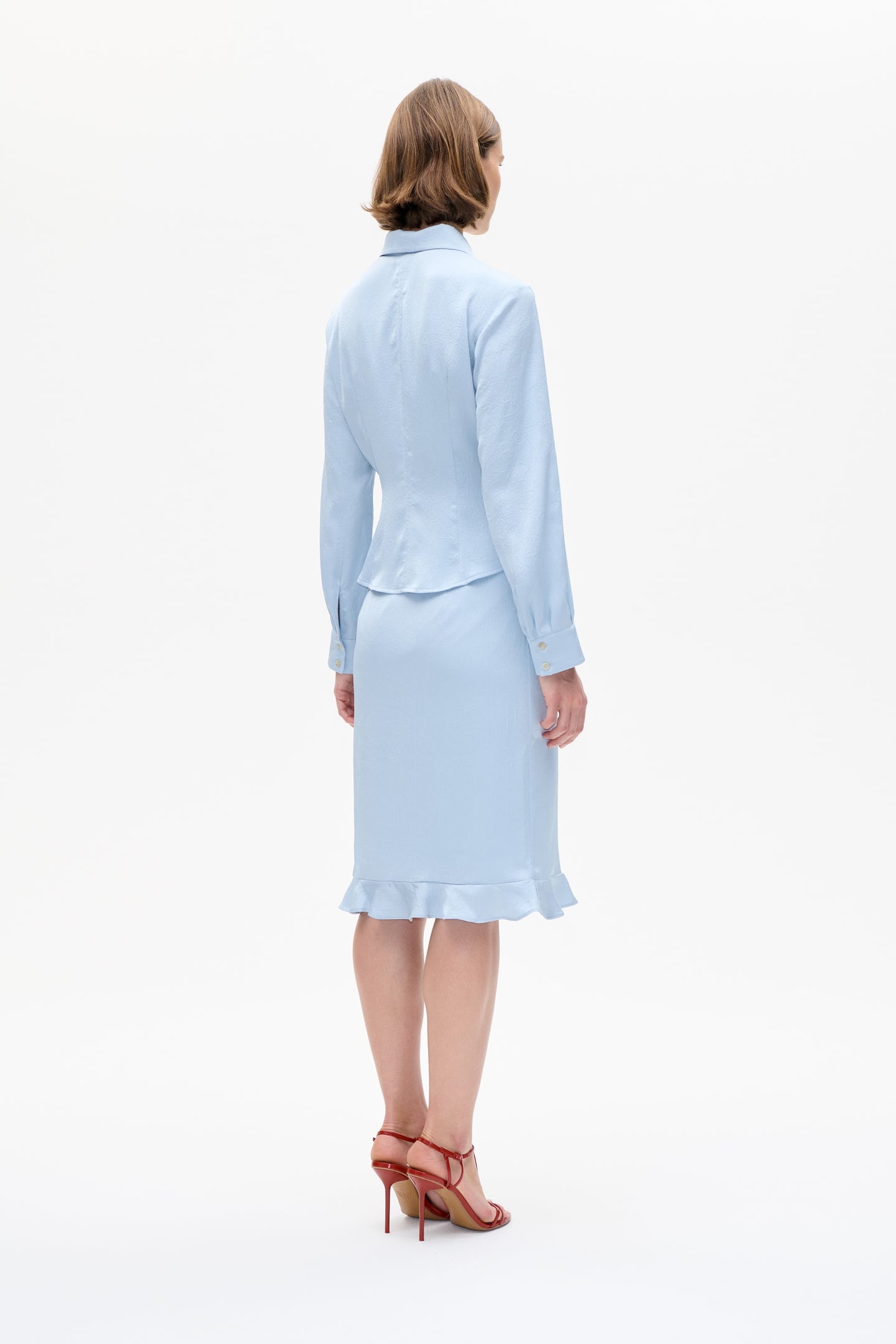 SESSE SKIRT SUBDUED BLUE 3