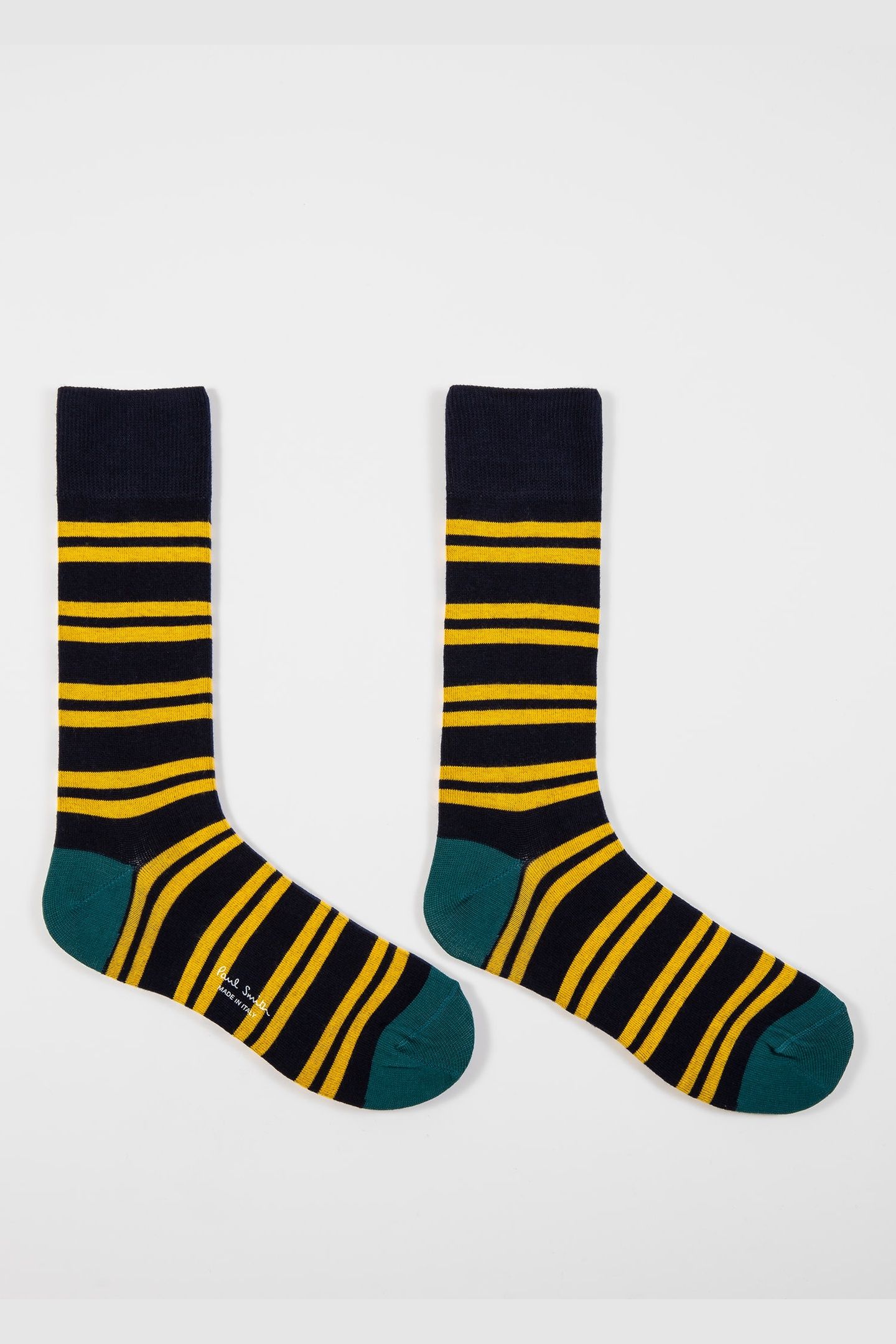 MEN SOCK WATT STRIPE NAVY 2