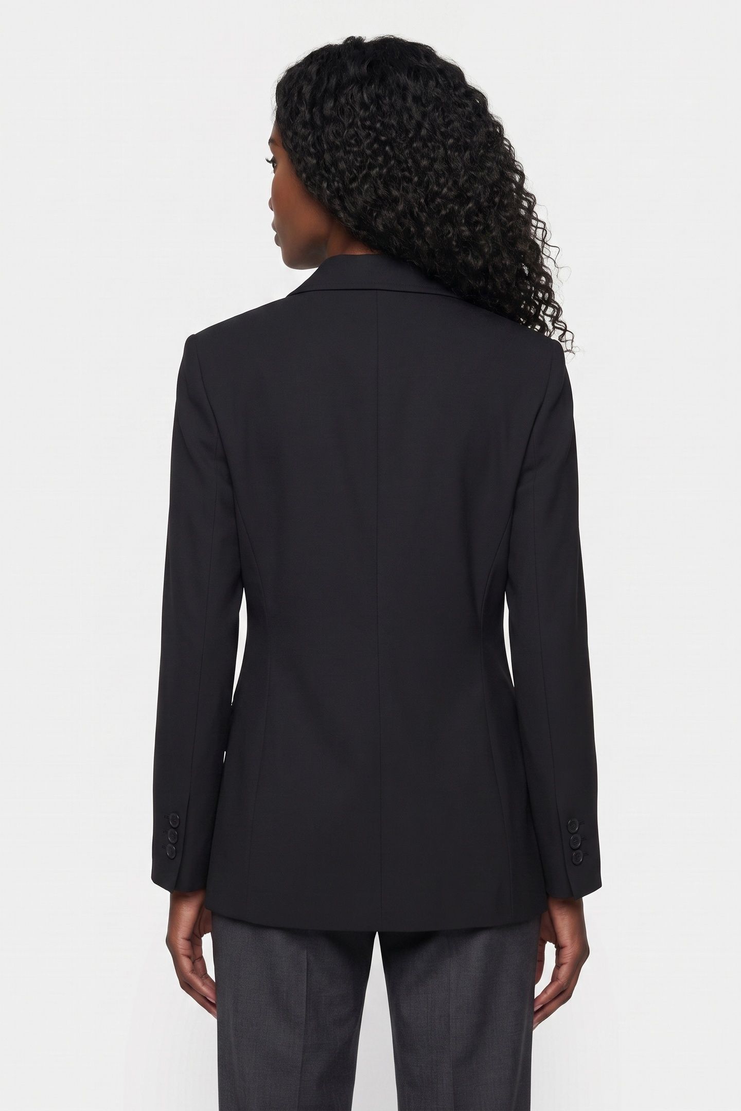 PA JILL SOLID BLAZER BLACK 2