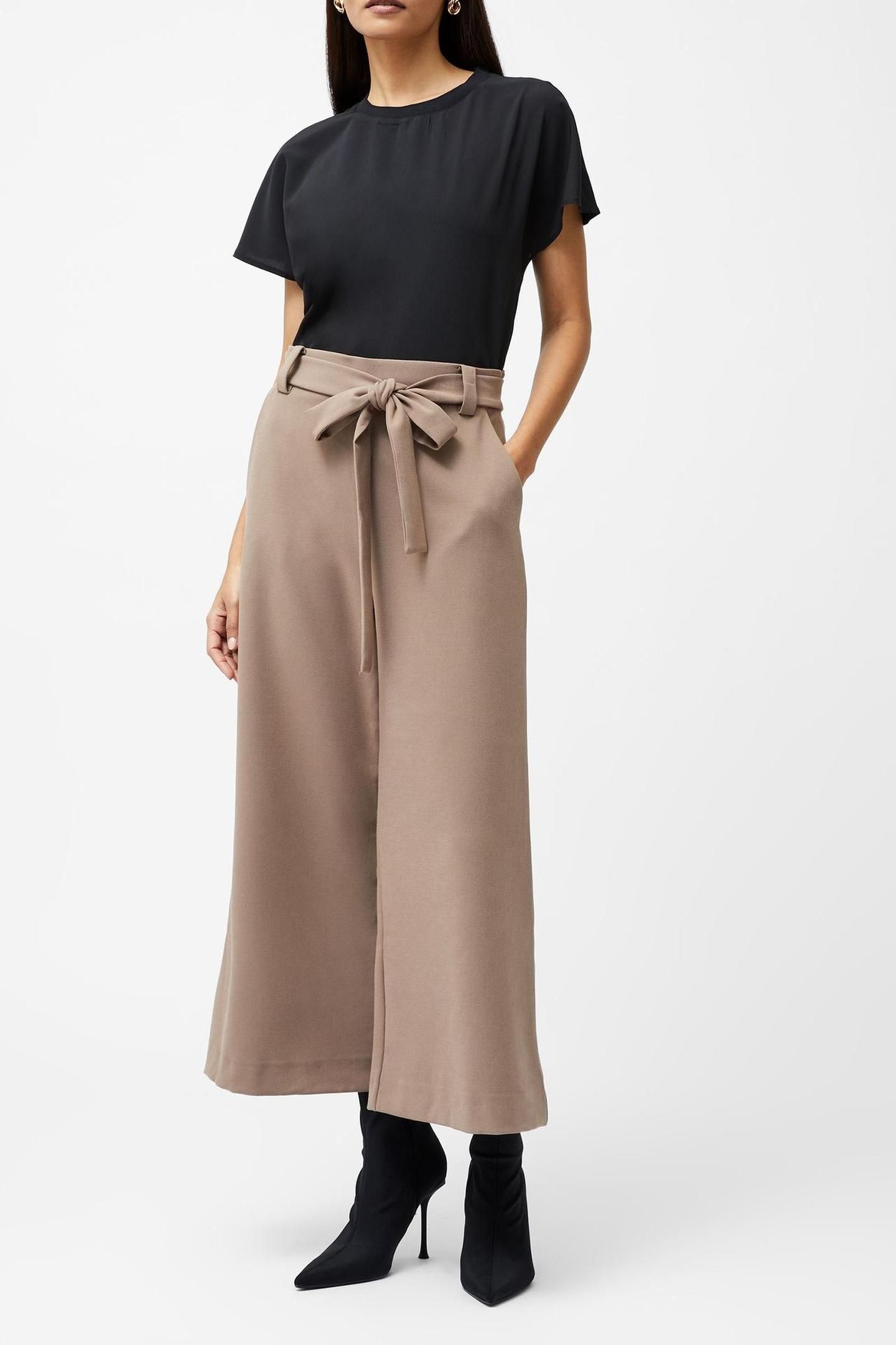 WHISPER BELTED CULOTTES MOCHA MOUSSE 2