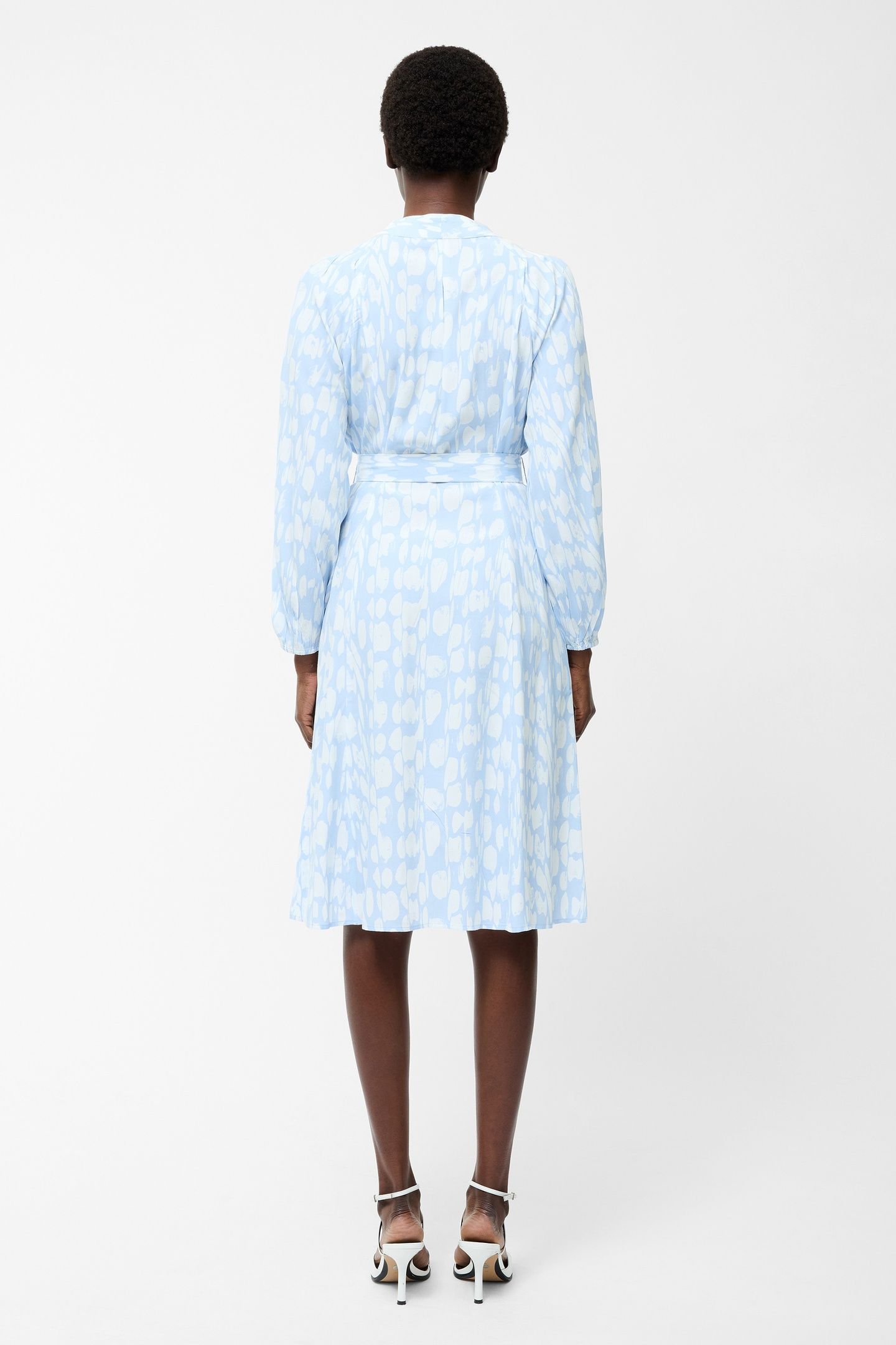 ISLANNA BELT DRESS LS K CASHMERE BLUE CASHMERE BLUE 3