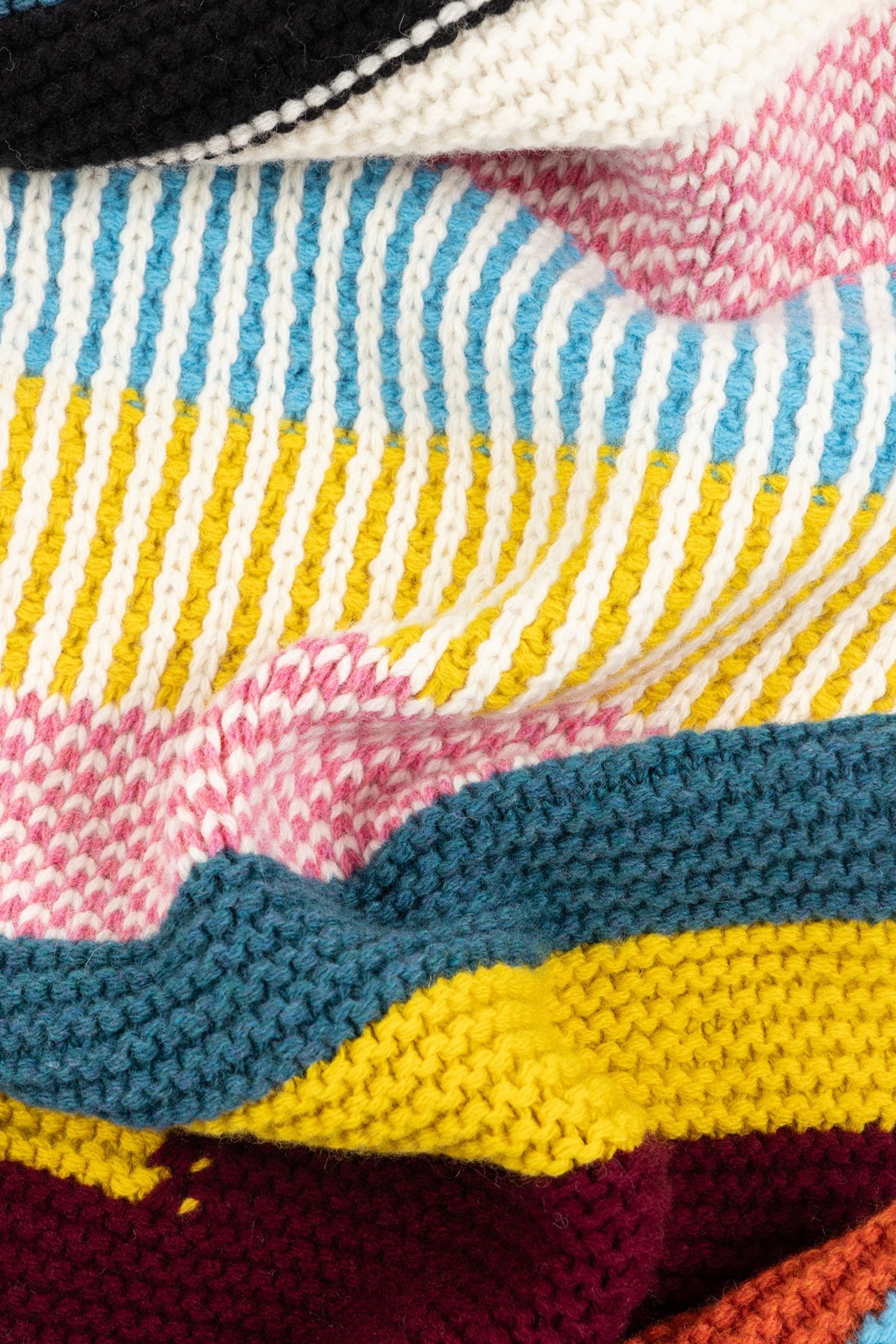 WOMEN SCARF SIG MASH UP MULTI COLOURED 8