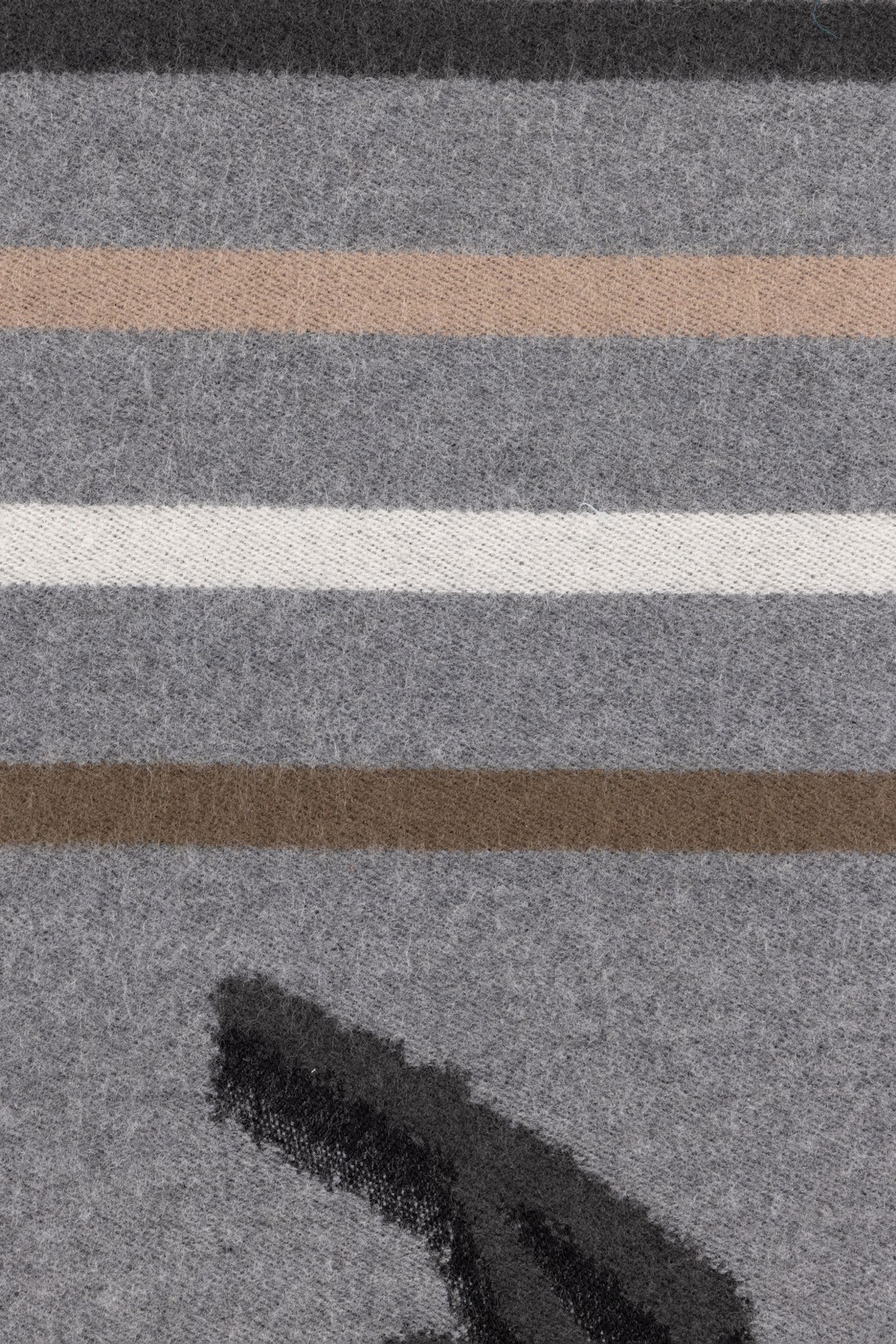 MEN SCARF LOGO JACQUARD SLATE 9