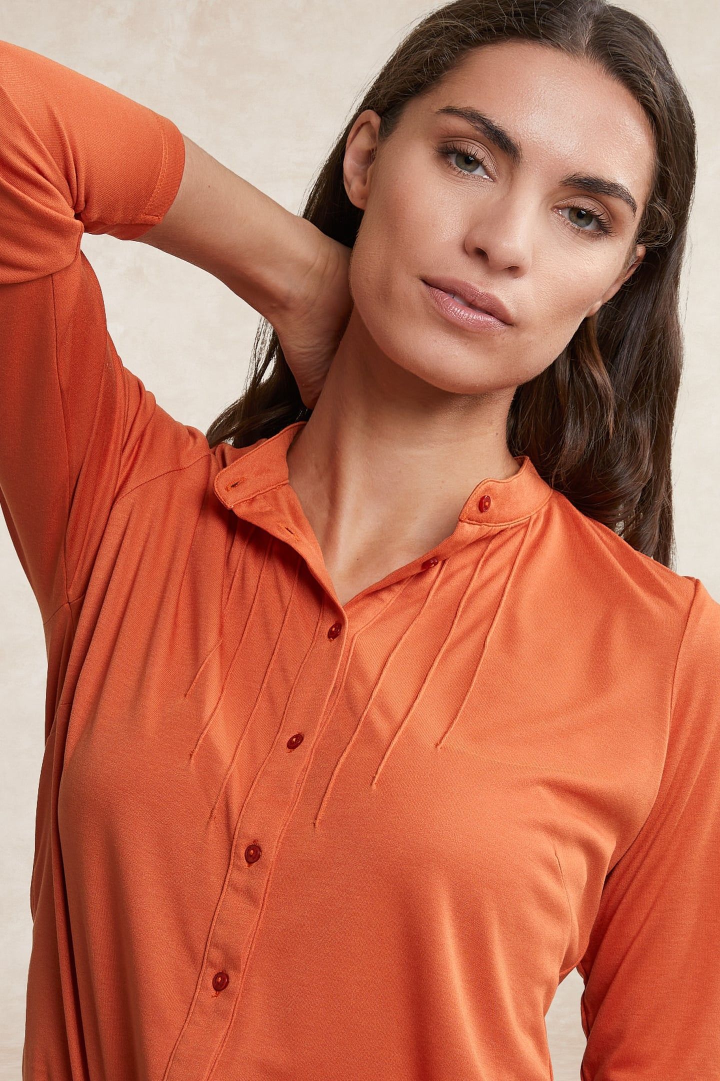 CLASSIC T-SHIRT LONG SLEEVES ORANGE 3
